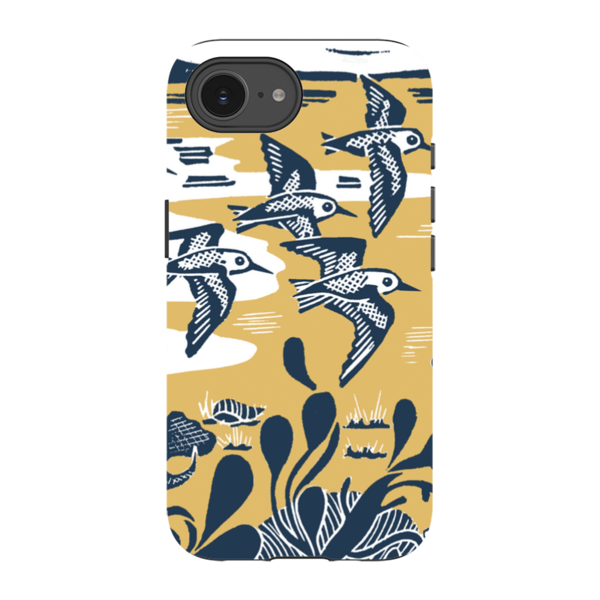 iPhone Tough Case - Sanderlings At The Shore By Kate Heiss