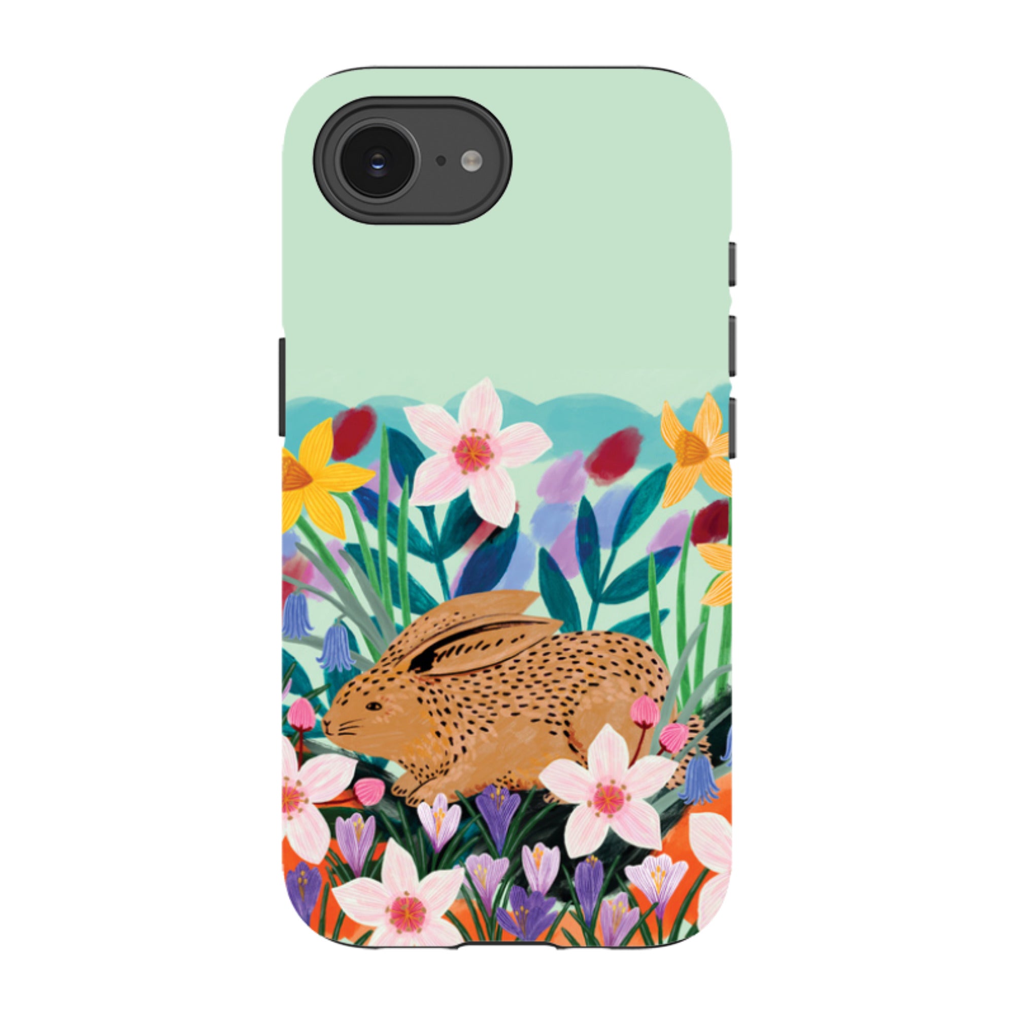 iPhone Tough Case - Spring Bunny By Lee Foster Wilson