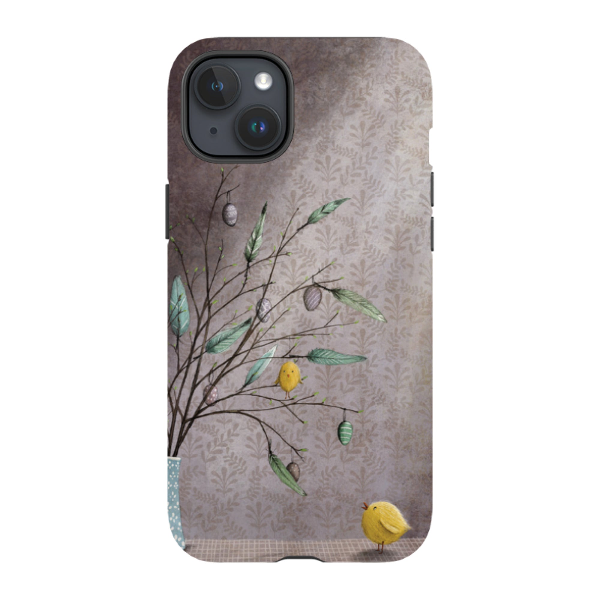 iPhone Tough Case - Bird Bouquet By Maja Lindberg