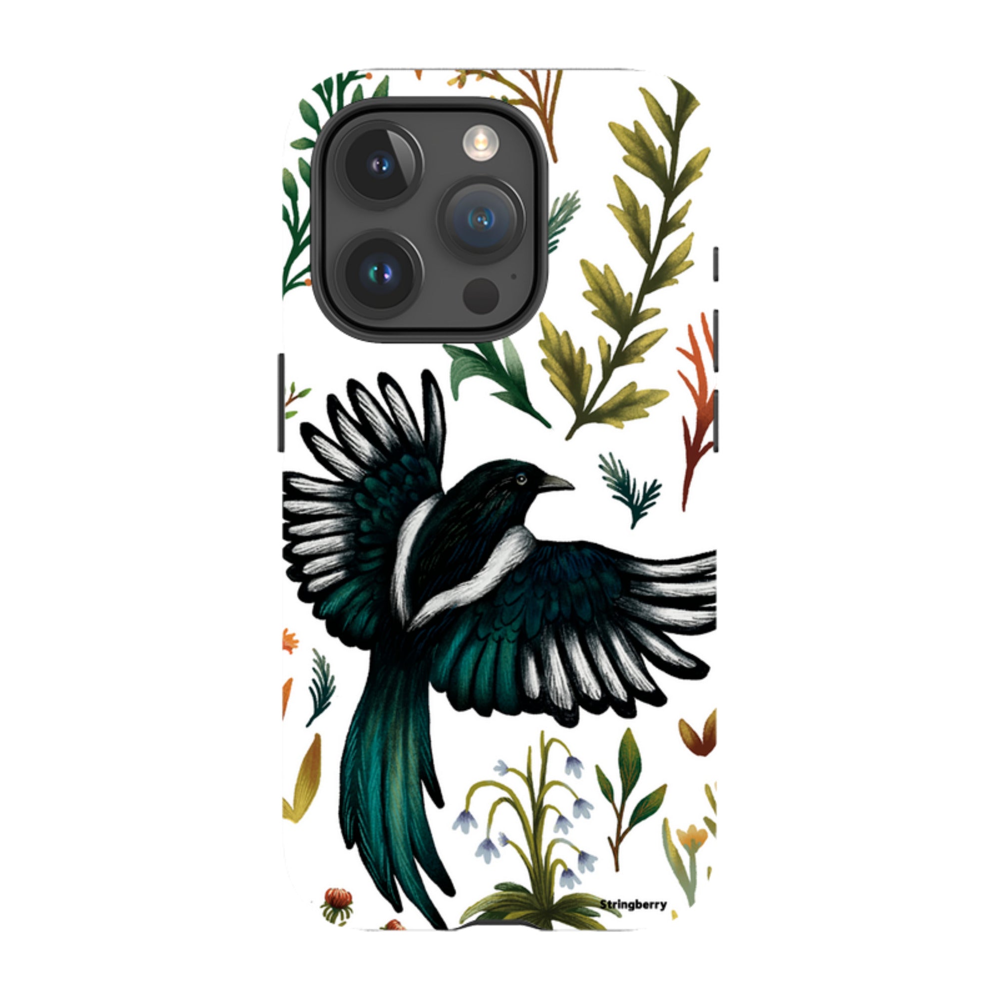 iPhone MagSafe Tough Case - Magpie By Anna Stead