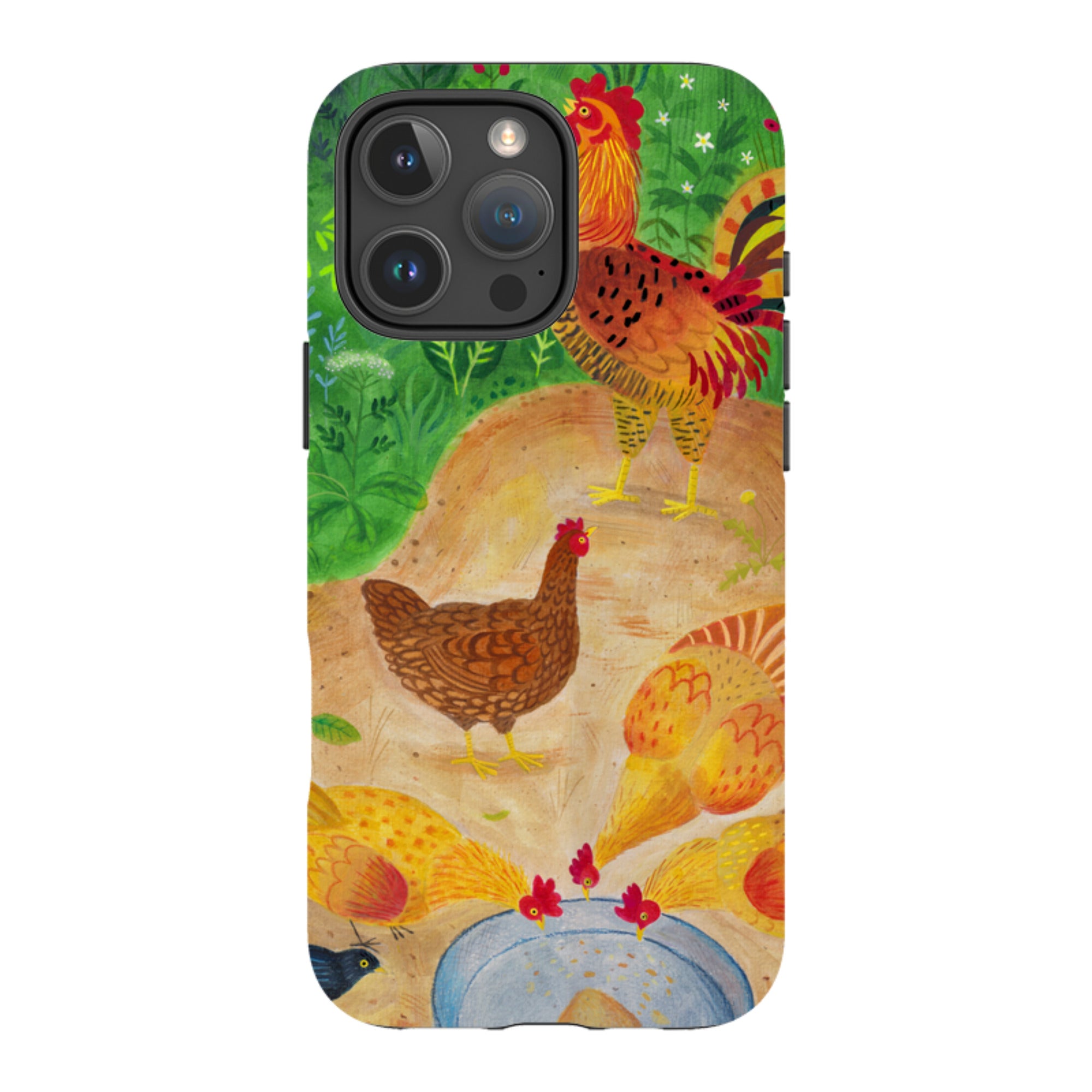 iPhone MagSafe Tough Case - Chickens By Bex Parkin
