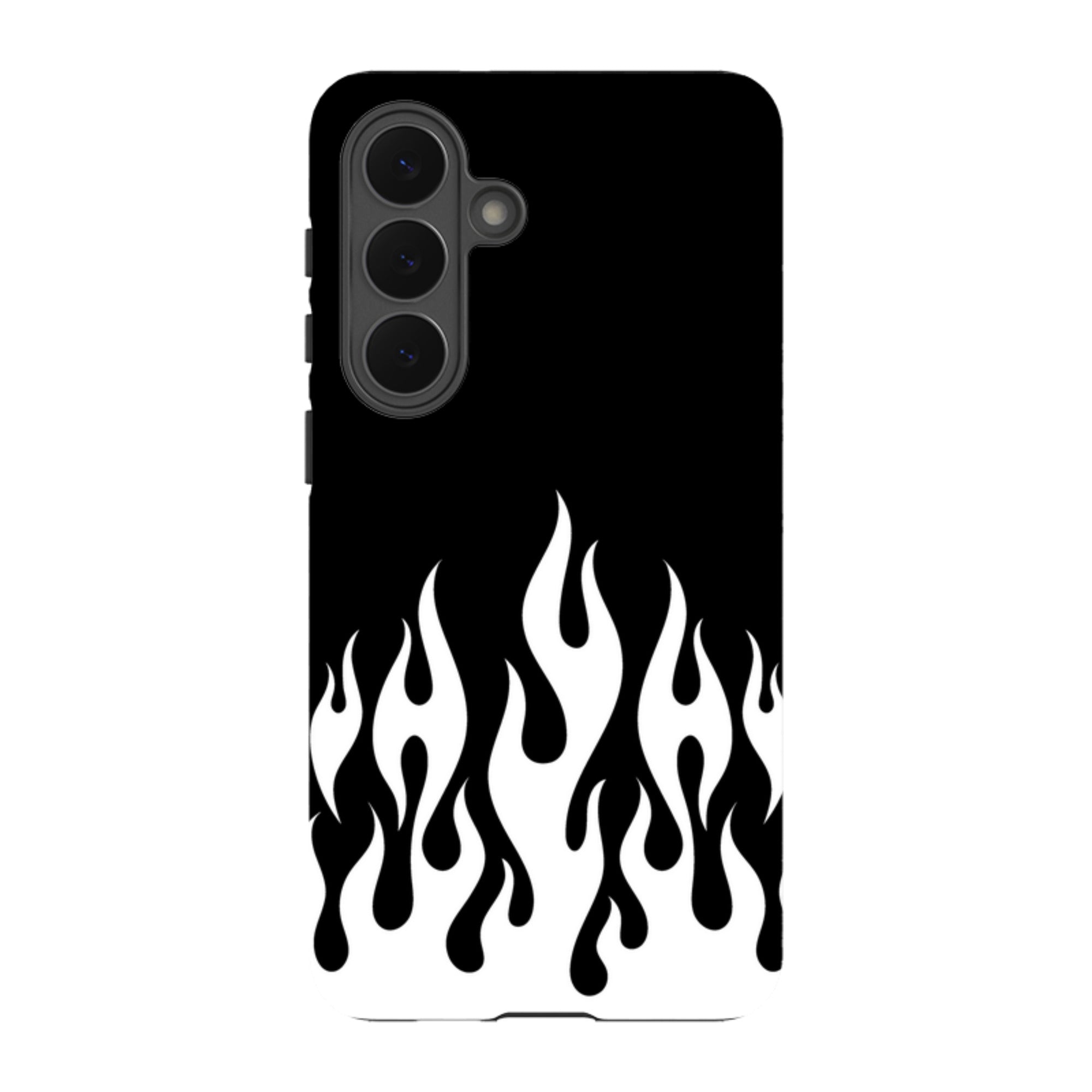 Samsung Tough Case - White Flames