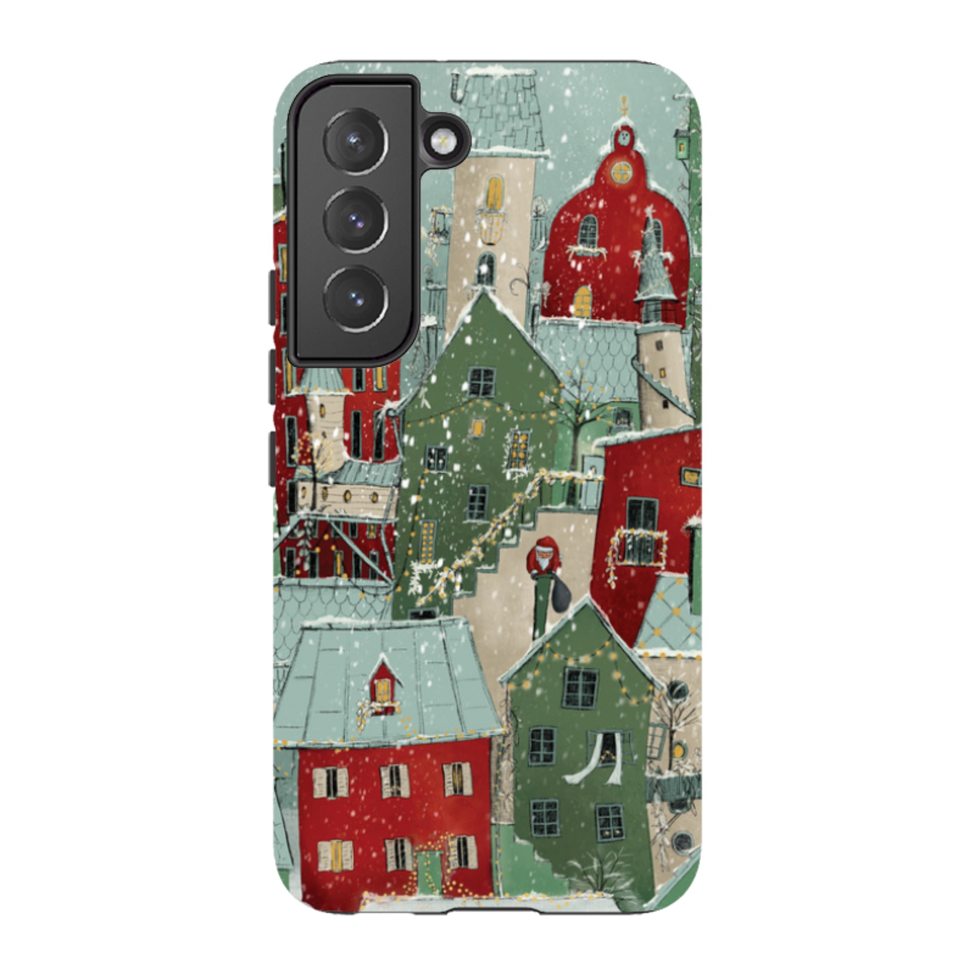 Samsung Tough Case - Citywinkles Red By Maja Lindberg