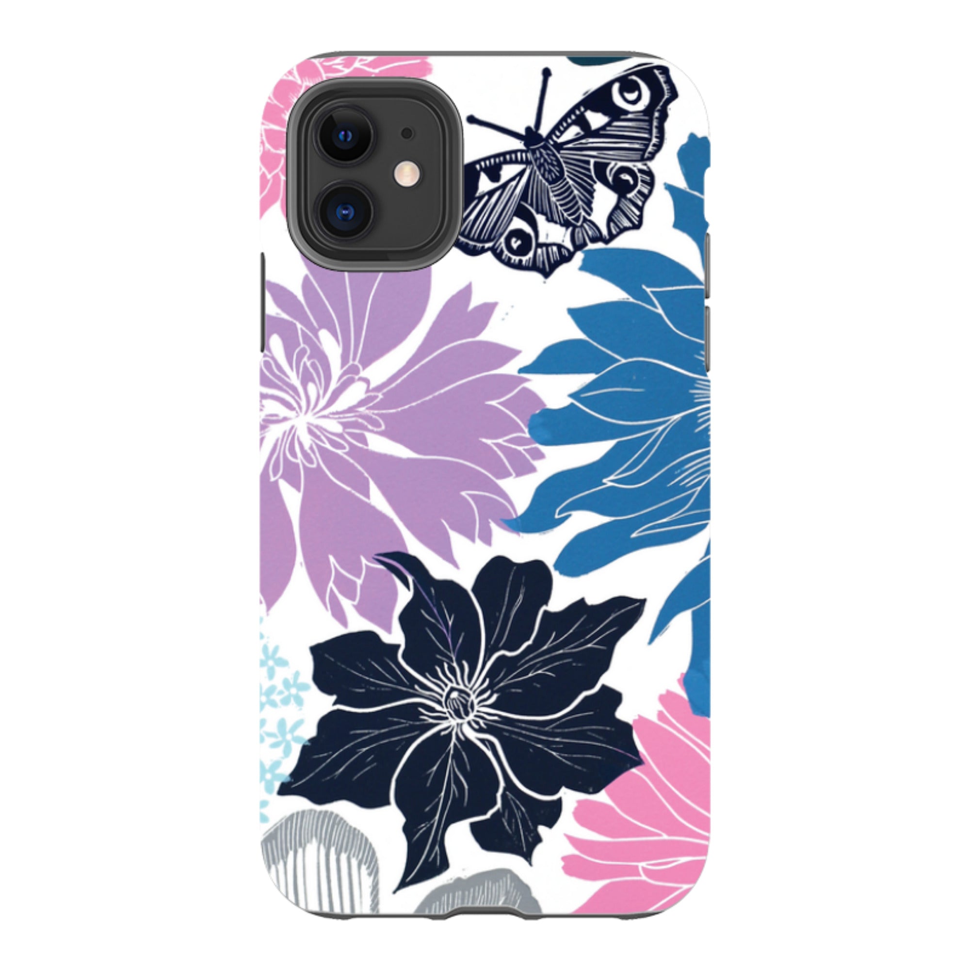 iPhone Tough Case - Cottage Garden Butterfly By Kate Heiss