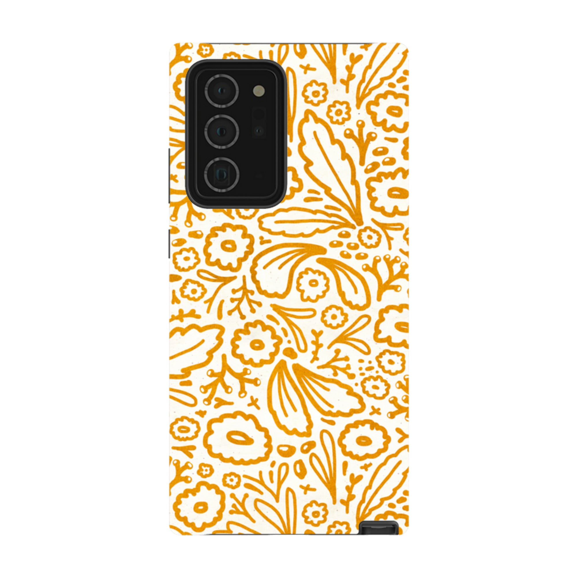 Samsung Tough Case - Wind Fall Mustard By Katherine Quinn