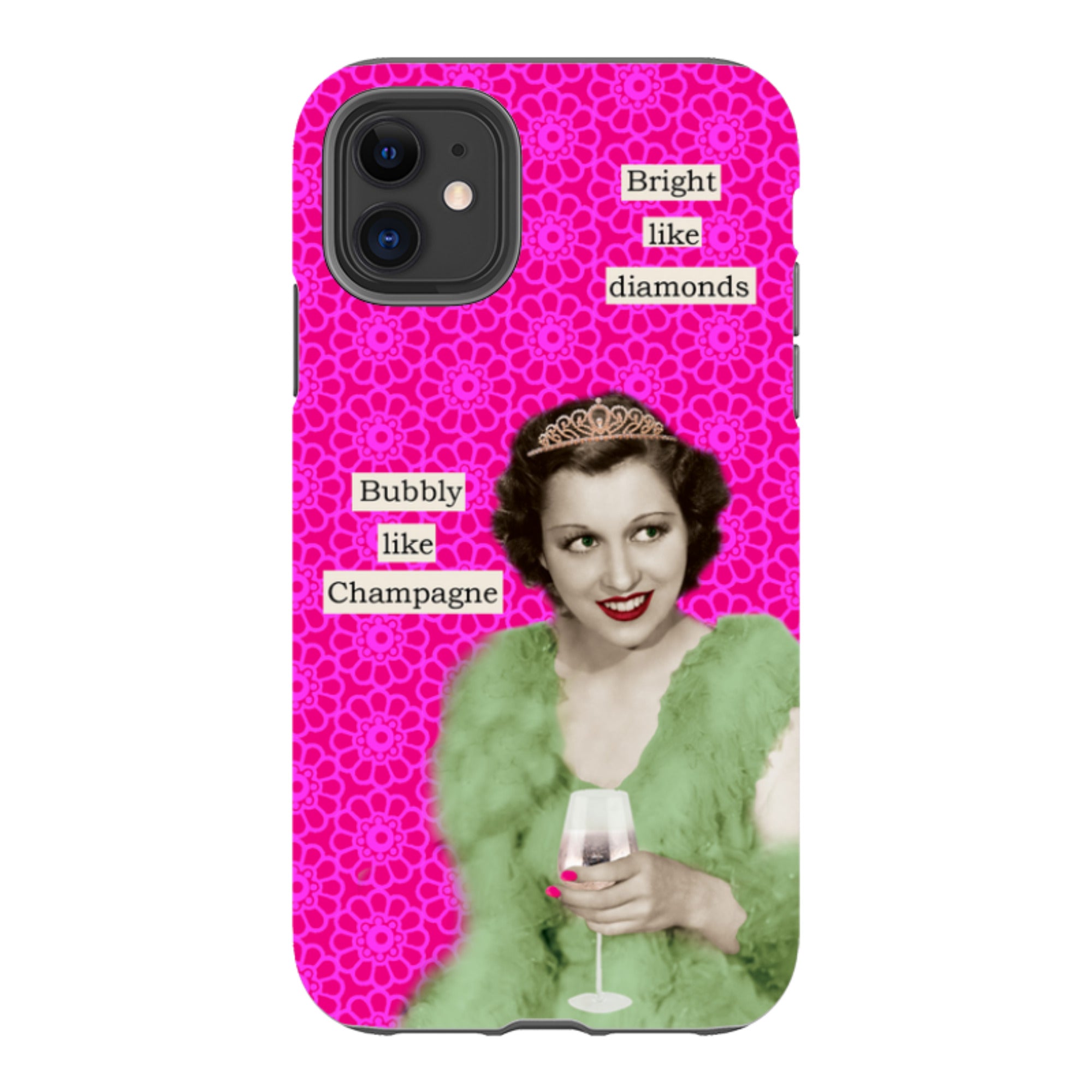 iPhone Tough Case - Bright Like Diamonds By Clare Jordan