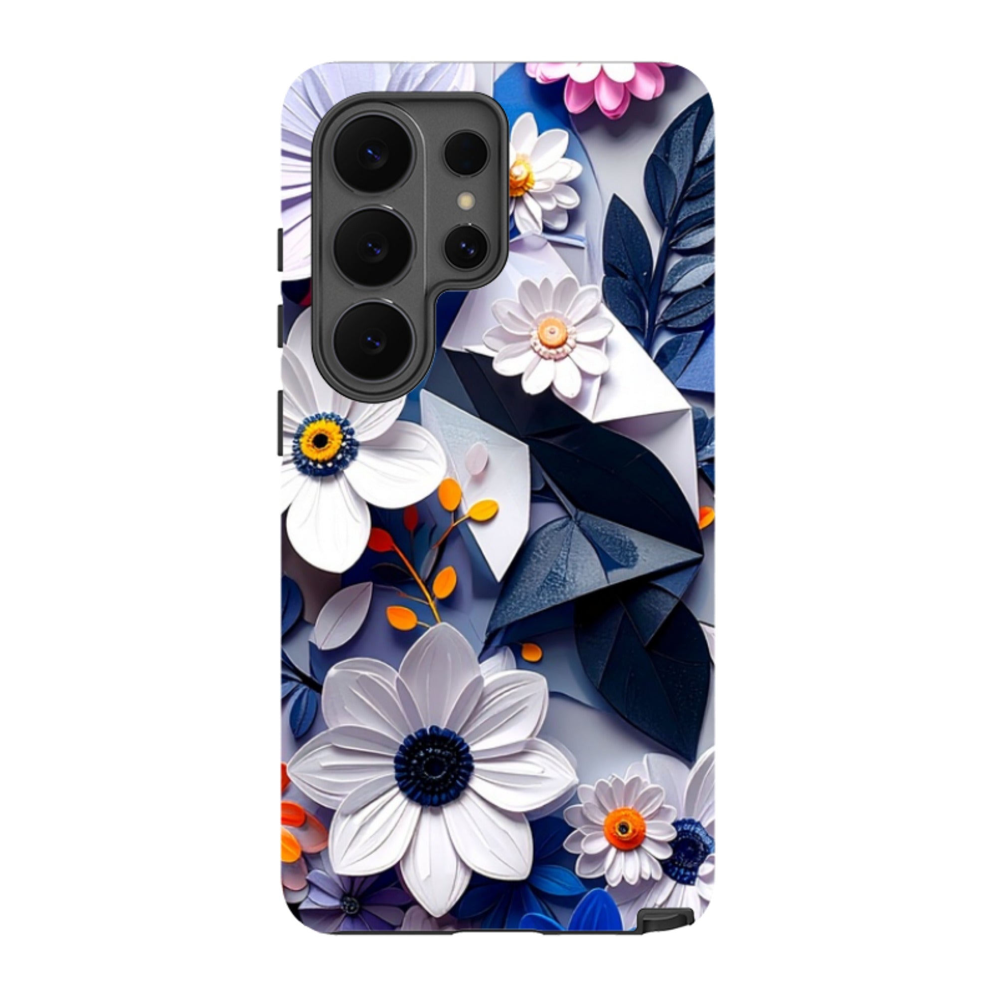 Samsung Tough Case - Summer Blue Florals