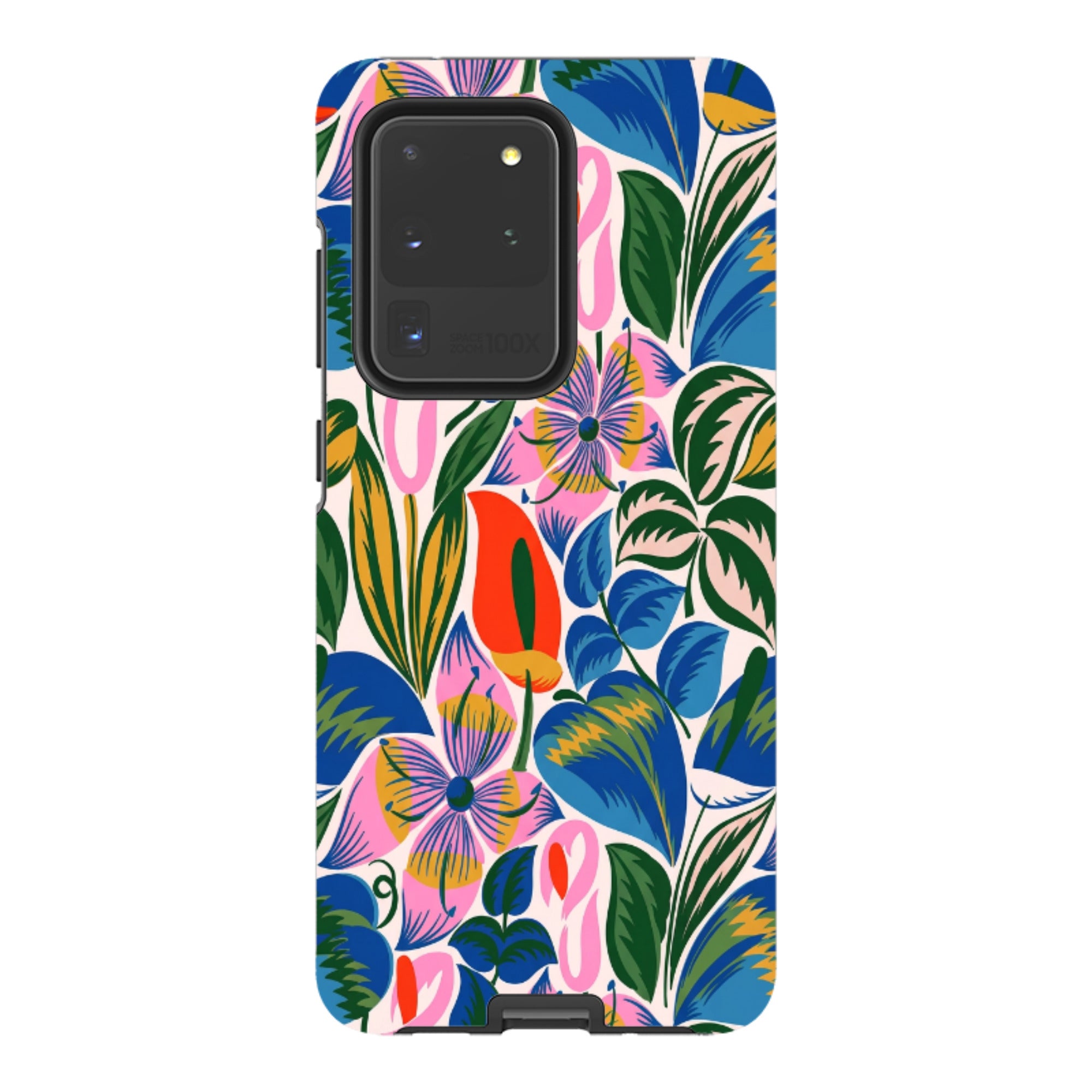 Samsung Tough Case - Retro Tropical Floral