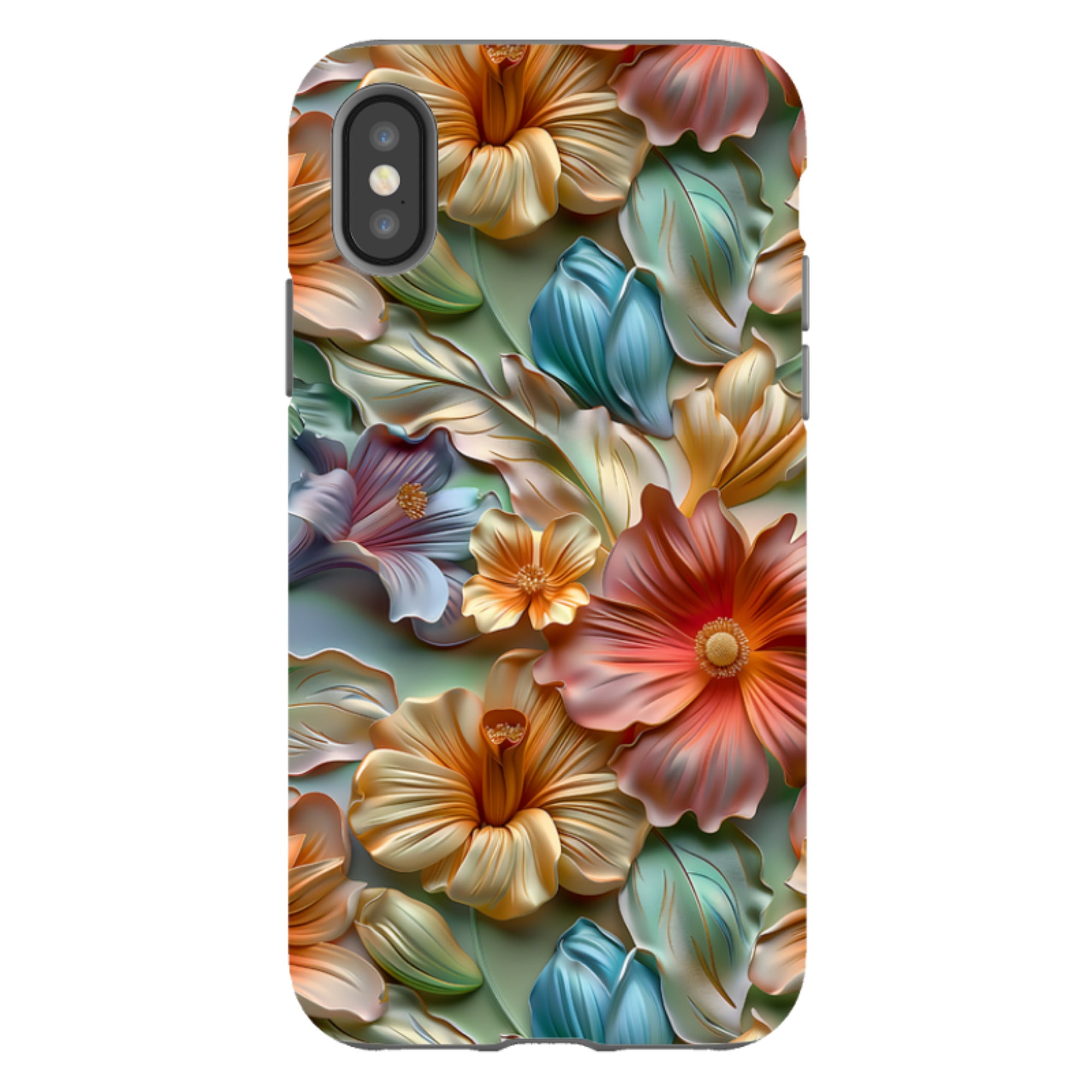 iPhone Tough Case -Dawn Floral