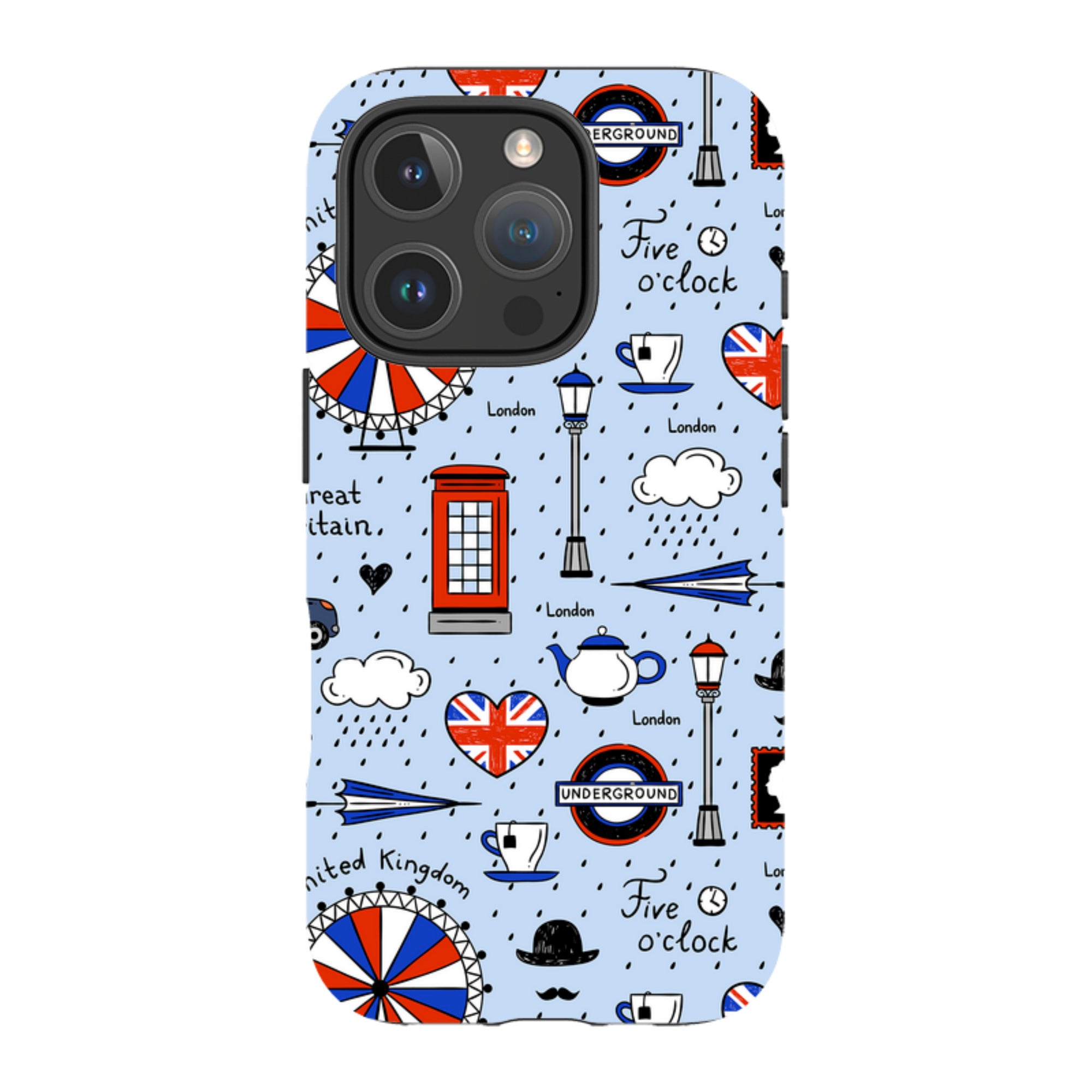 iPhone MagSafe Tough Case -  Blue London