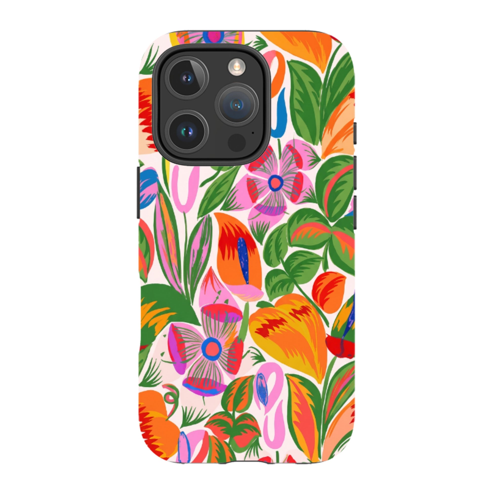 iPhone MagSafe Tough Case - Vintage Tropical Floral