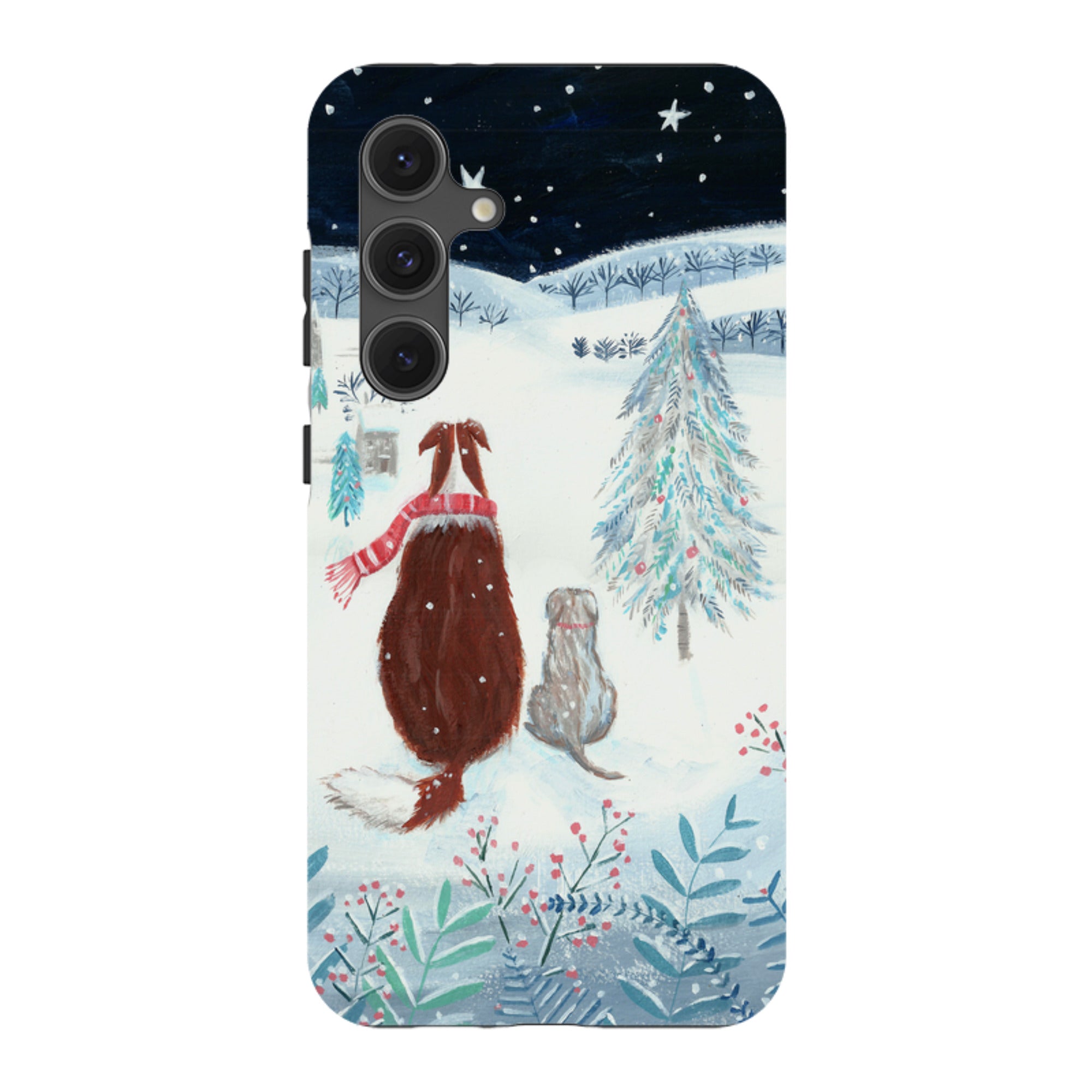 Samsung Tough Case - Snow Dogs By Mary Stubberfield