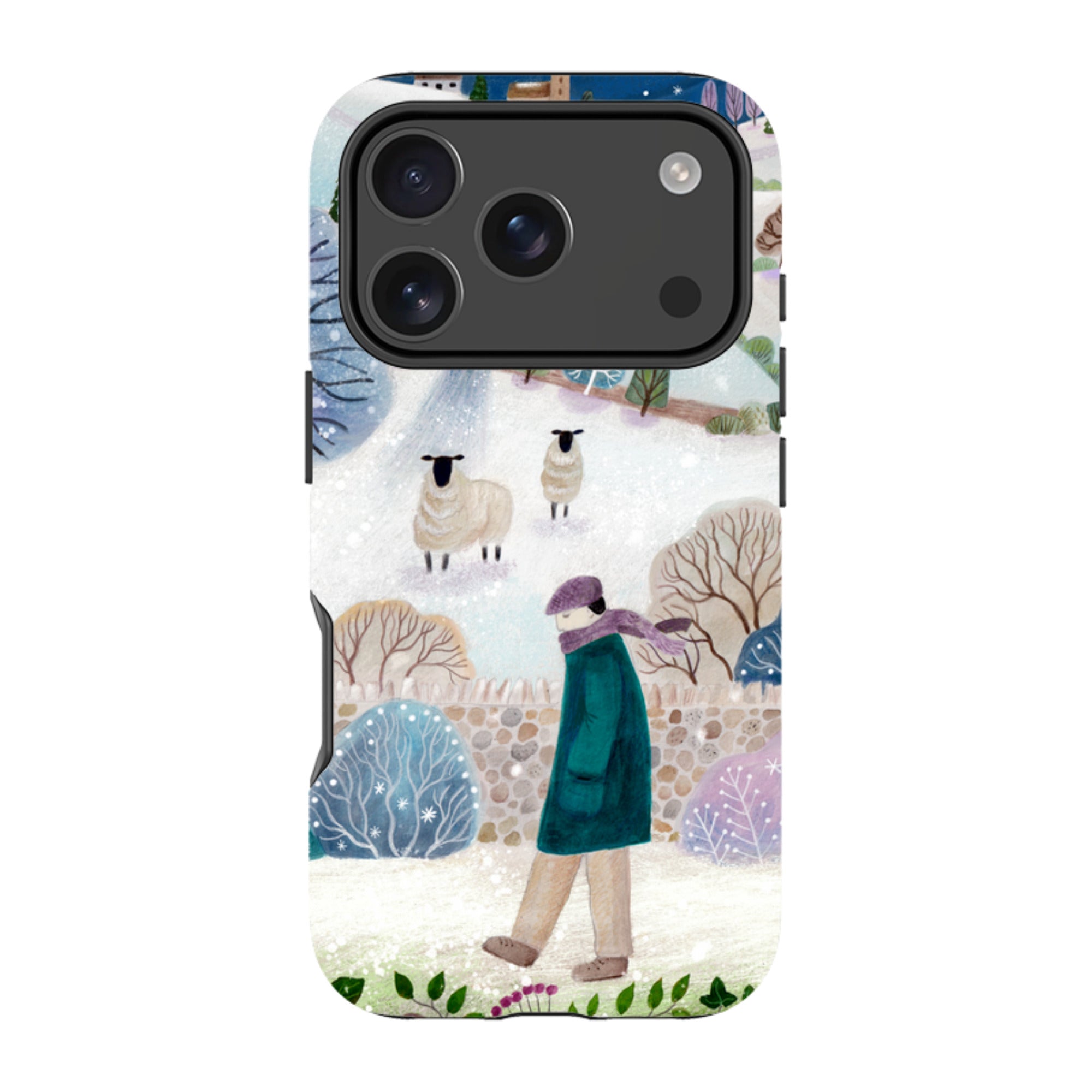 iPhone MagSafe Tough Case -  Across Snowy Fields By Bex Parkin