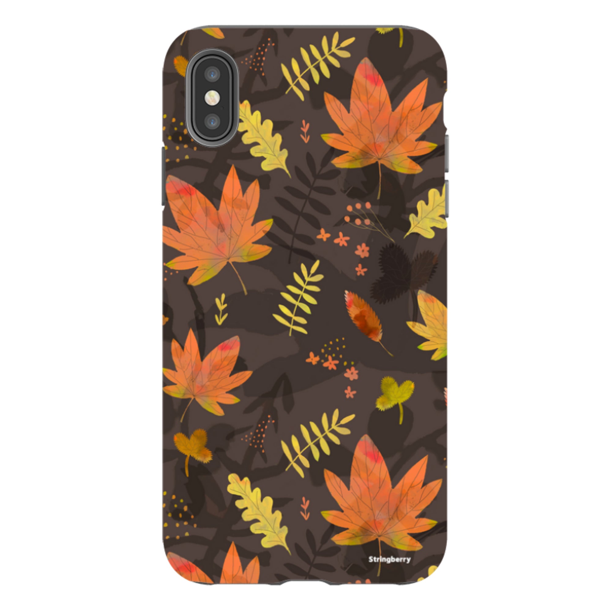 iPhone Tough Case - Autumn Leaves Yellow