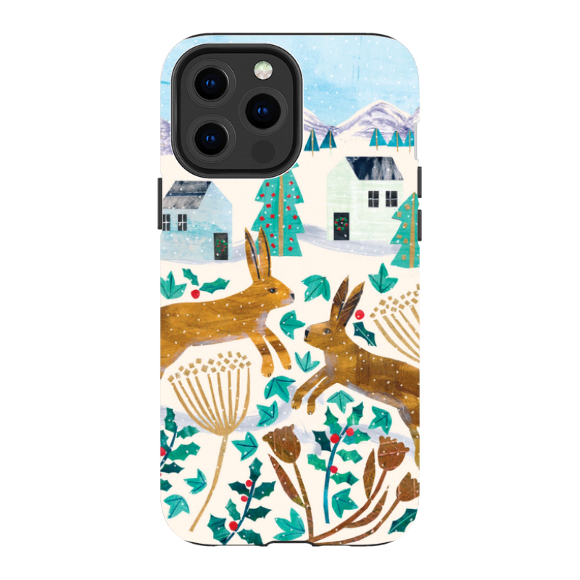 iPhone MagSafe Tough Case - Xmas Hare By Tracey English