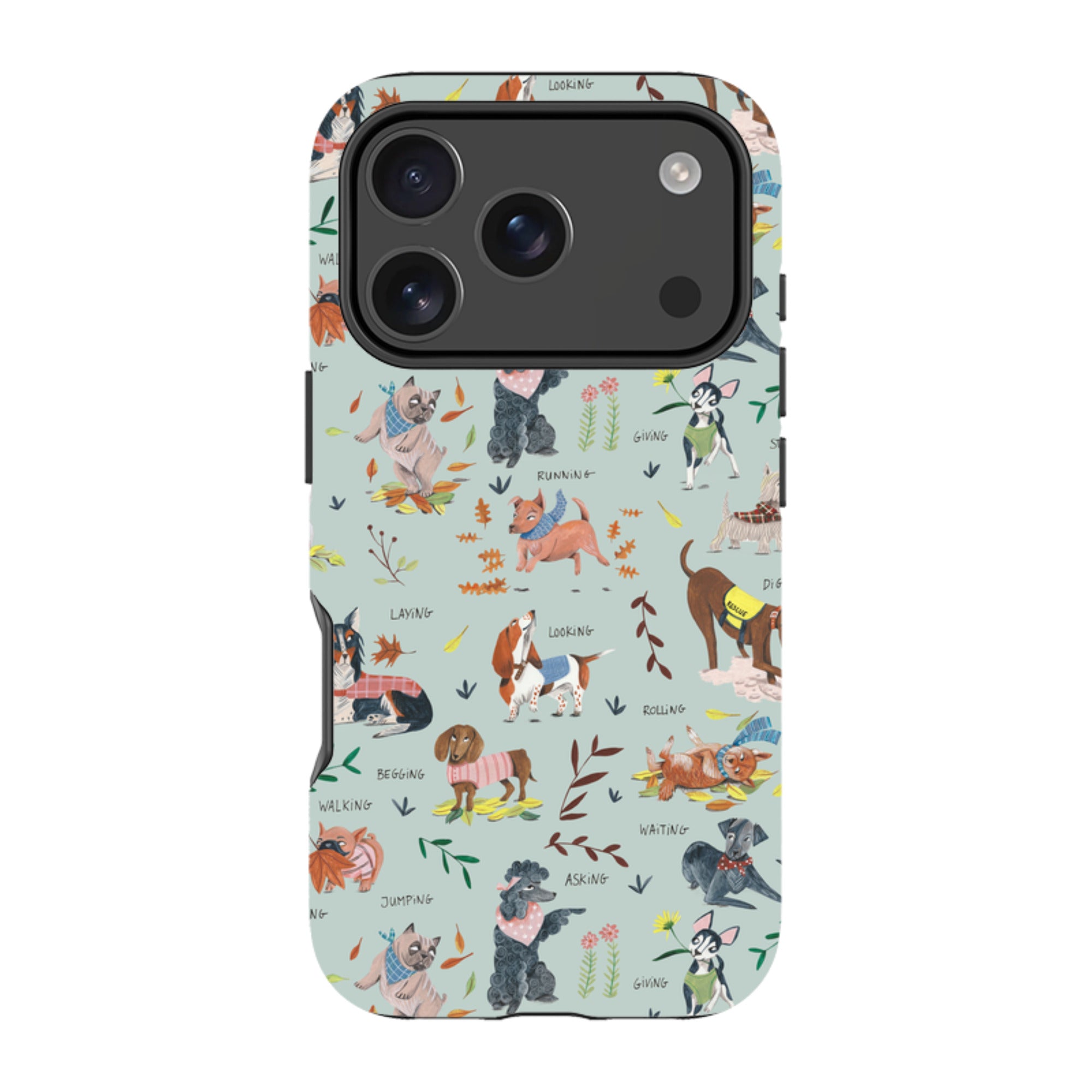 iPhone MagSafe Tough Case -  Dog Pattern II By Caroline Bonne Muller