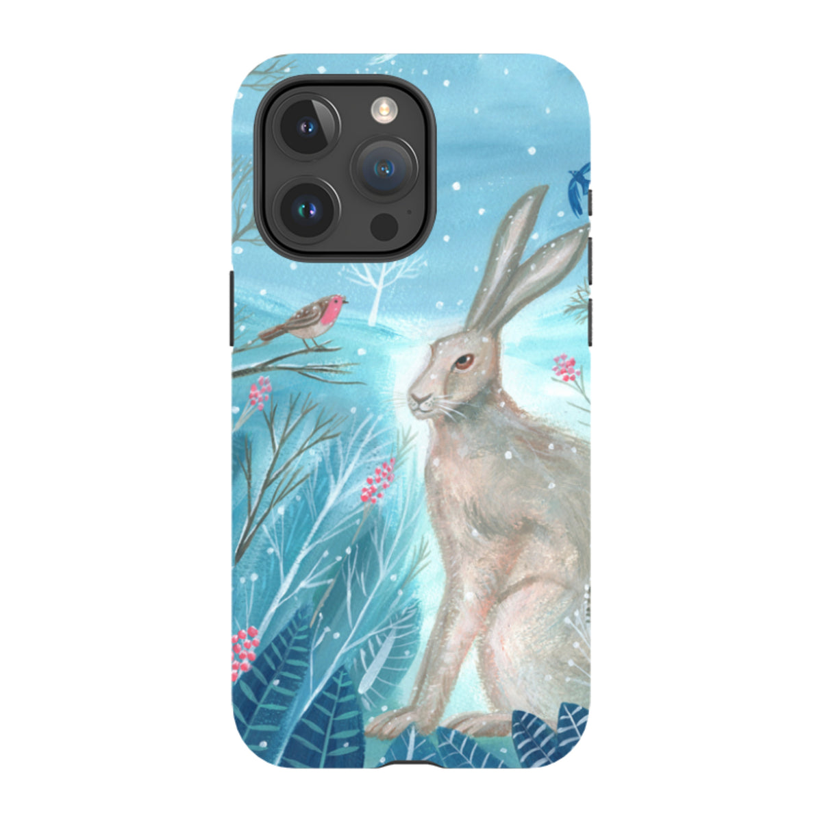 iPhone Tough Case - Winter Hare By Mary Stubberfield