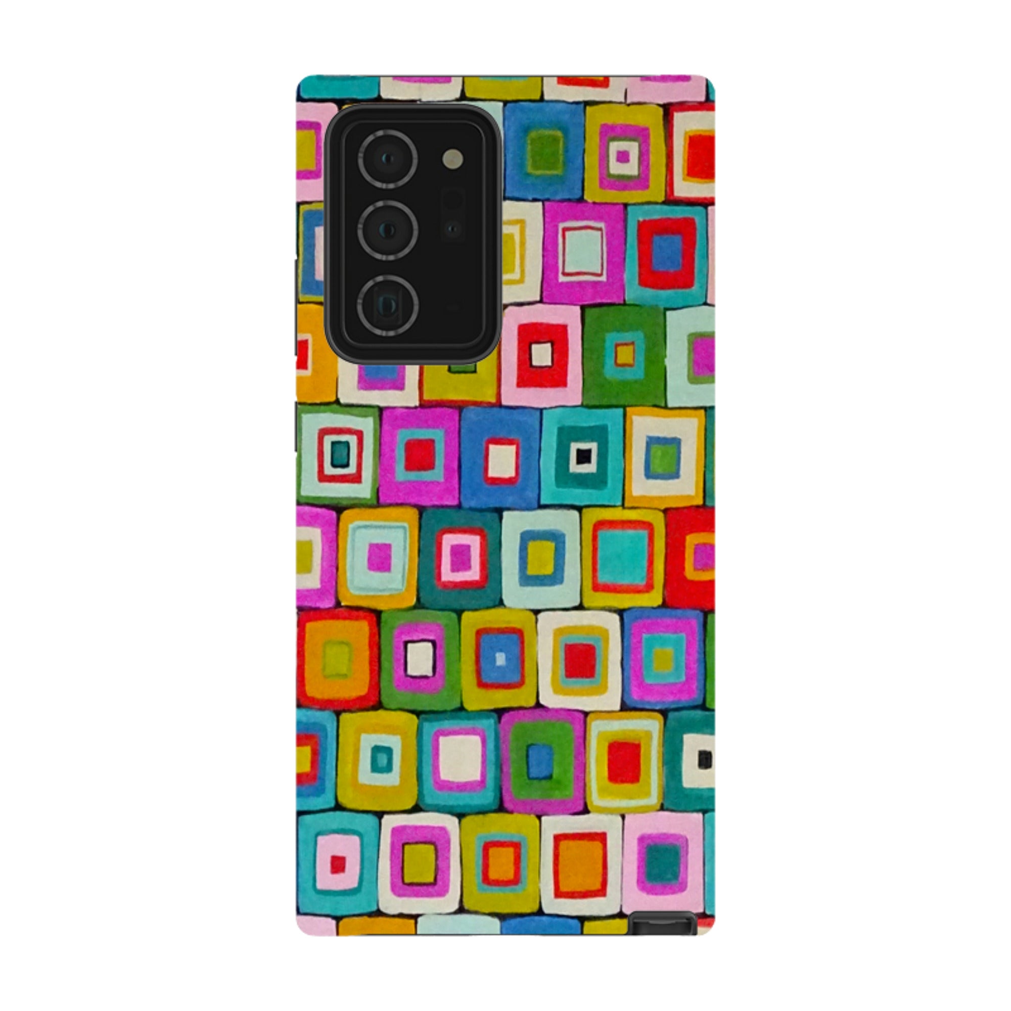 Samsung Tough Case - Atelier Blanket Squares Bright By Sarah Campbell