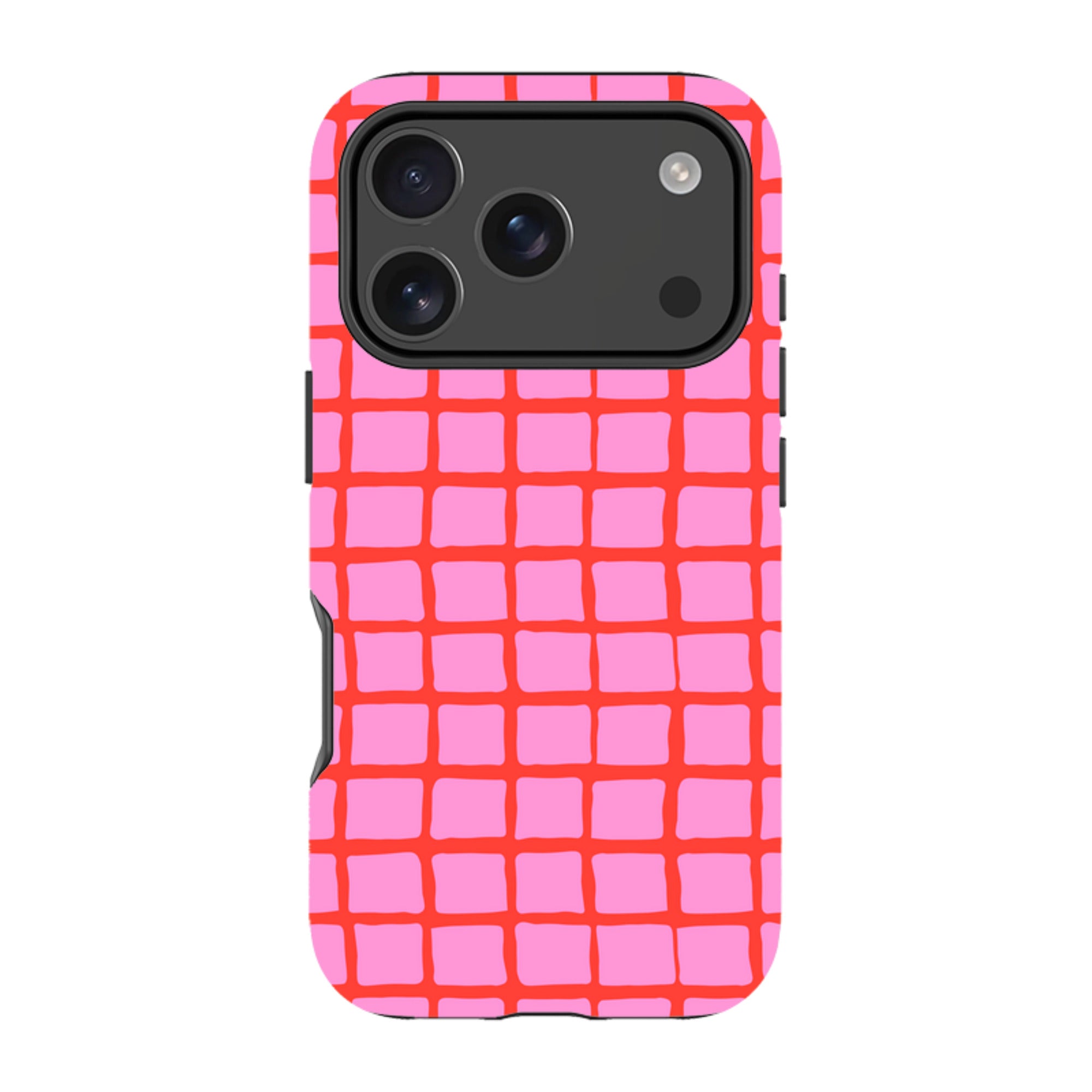 iPhone MagSafe Tough Case -  Pink Tiles