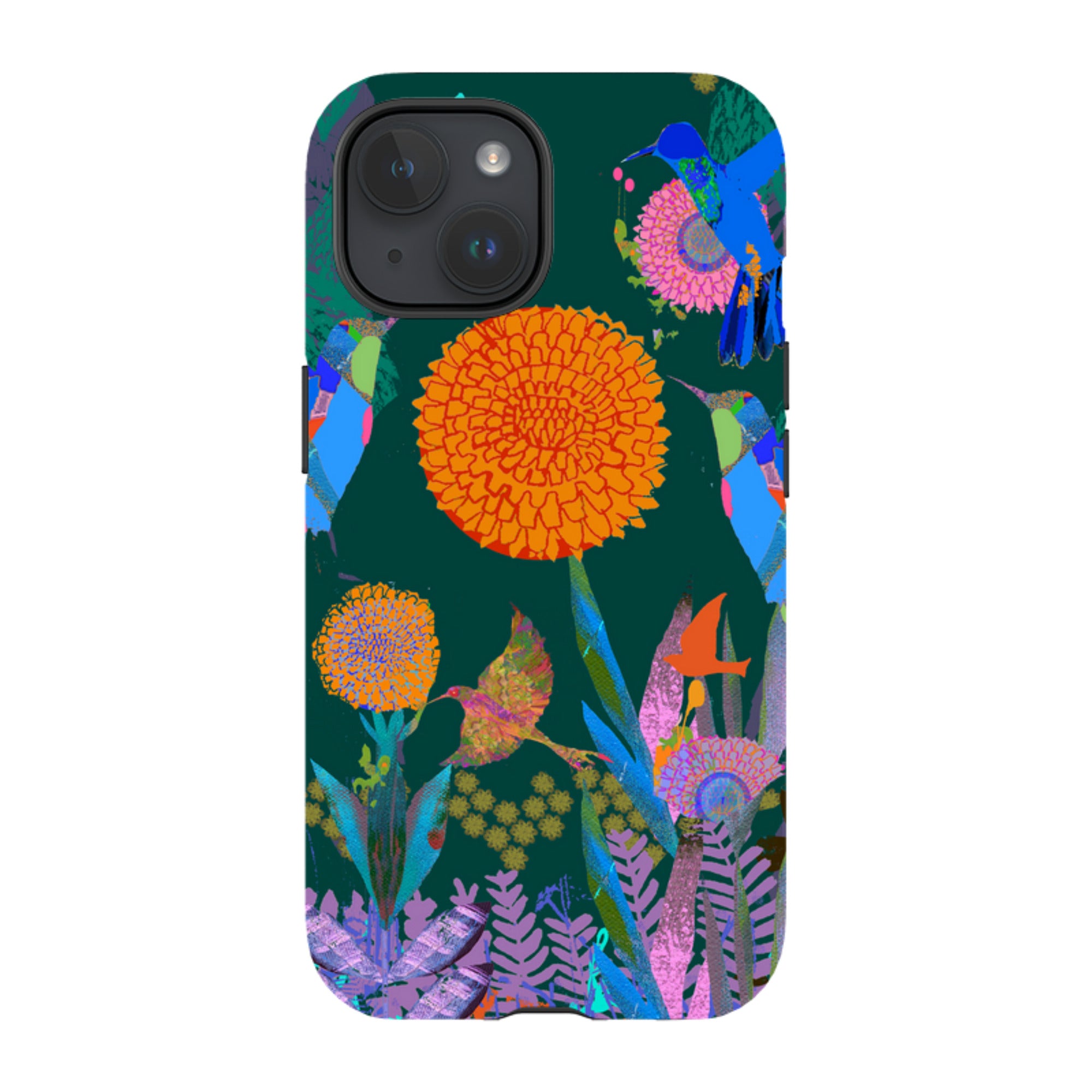 iPhone Tough Case - Hummingbird Forest By Tiffany Lynch