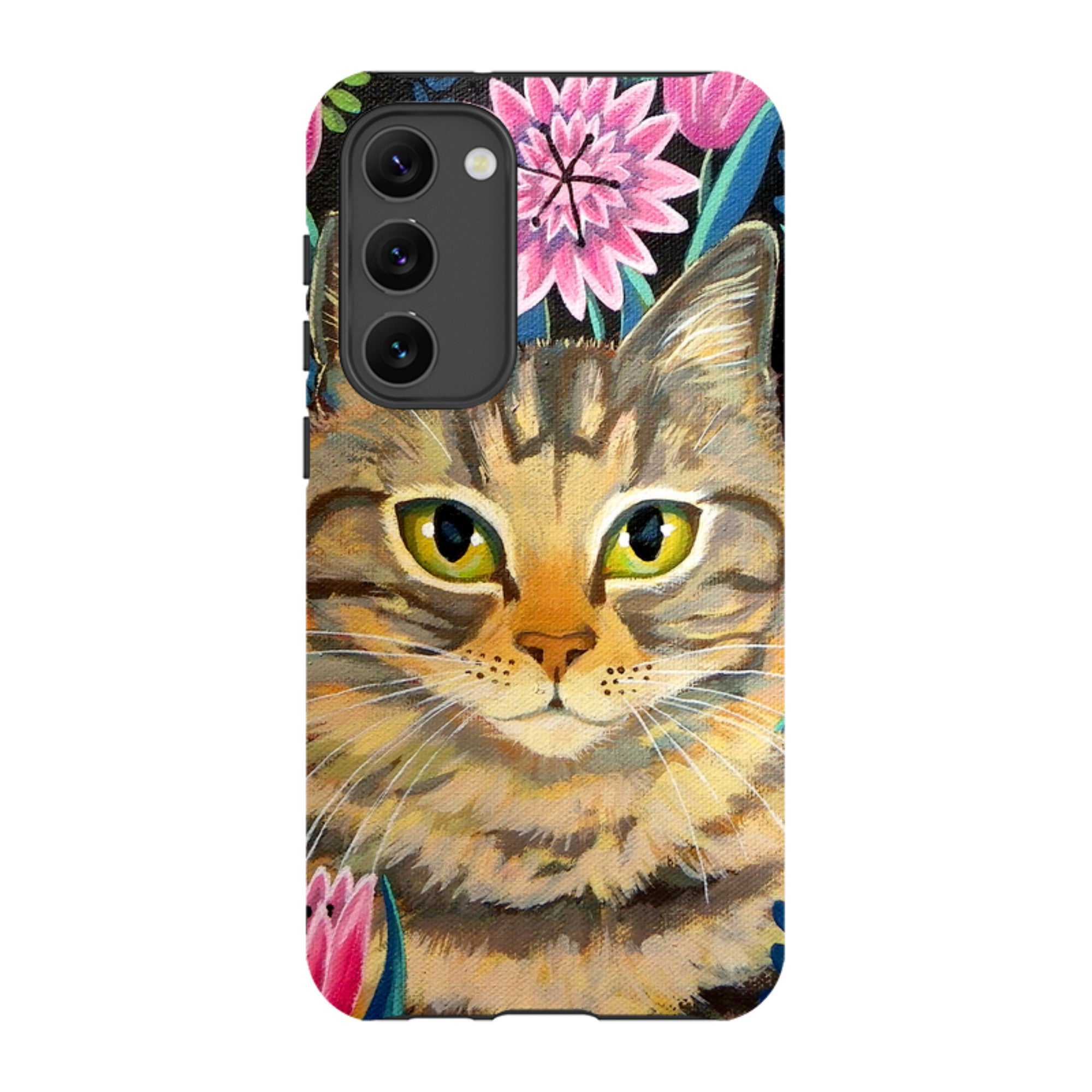 Samsung Tough Case - Tabby Cat By Mary Stubberfield
