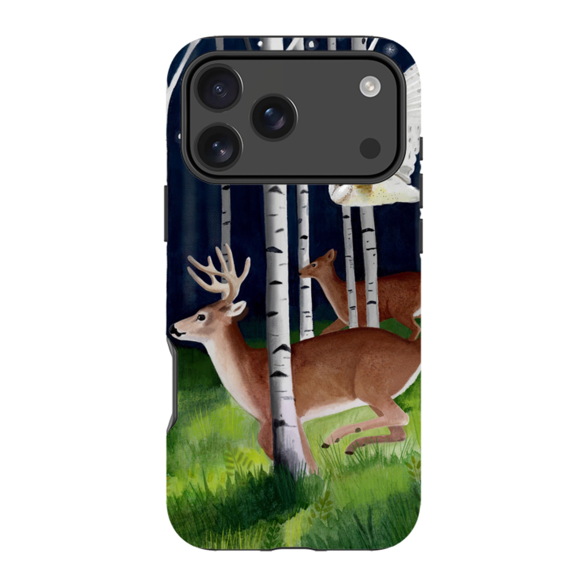 iPhone MagSafe Tough Case - Green Forest By Bex Parkin