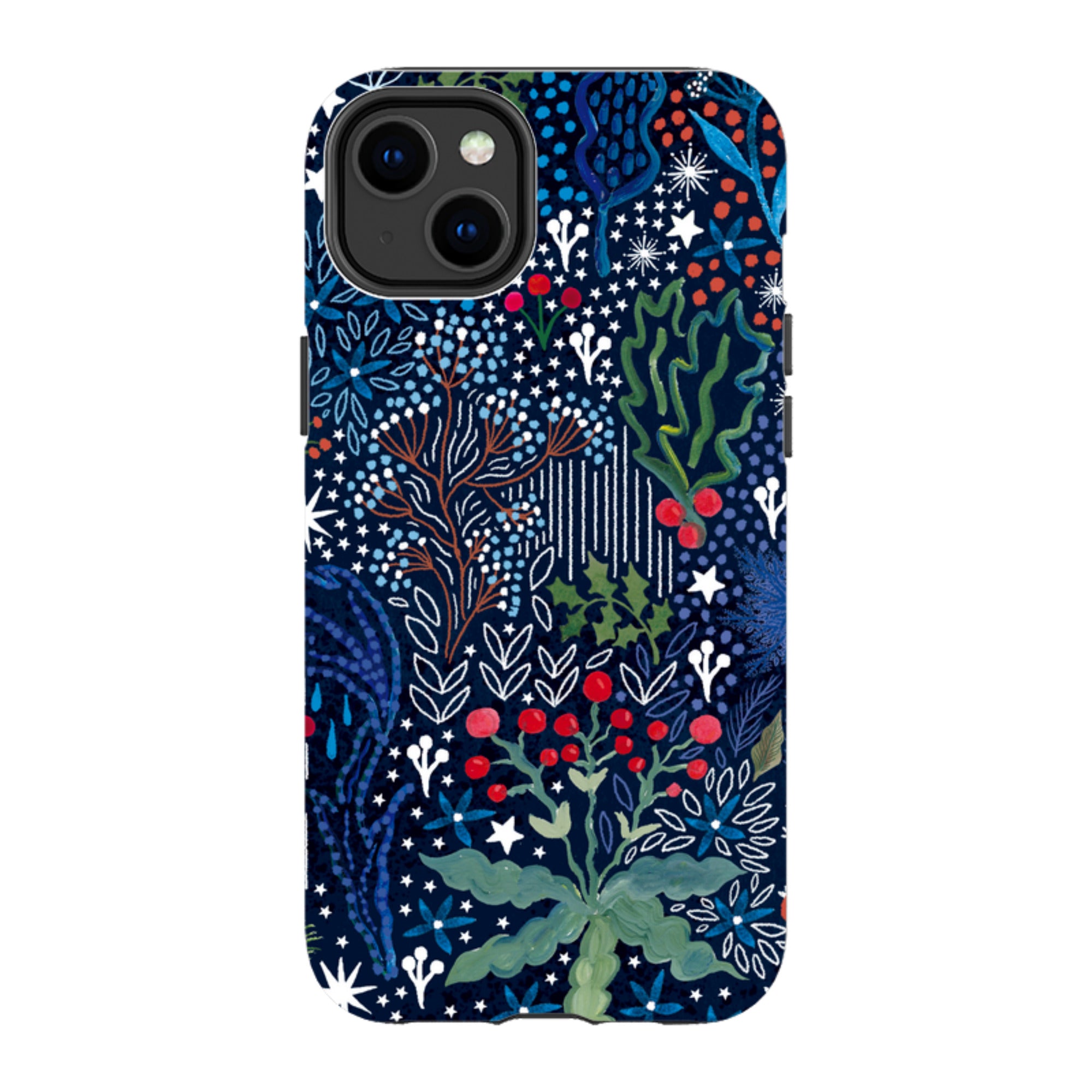 iPhone Tough Case - Winter Flowers I By Emma Frances Grant
