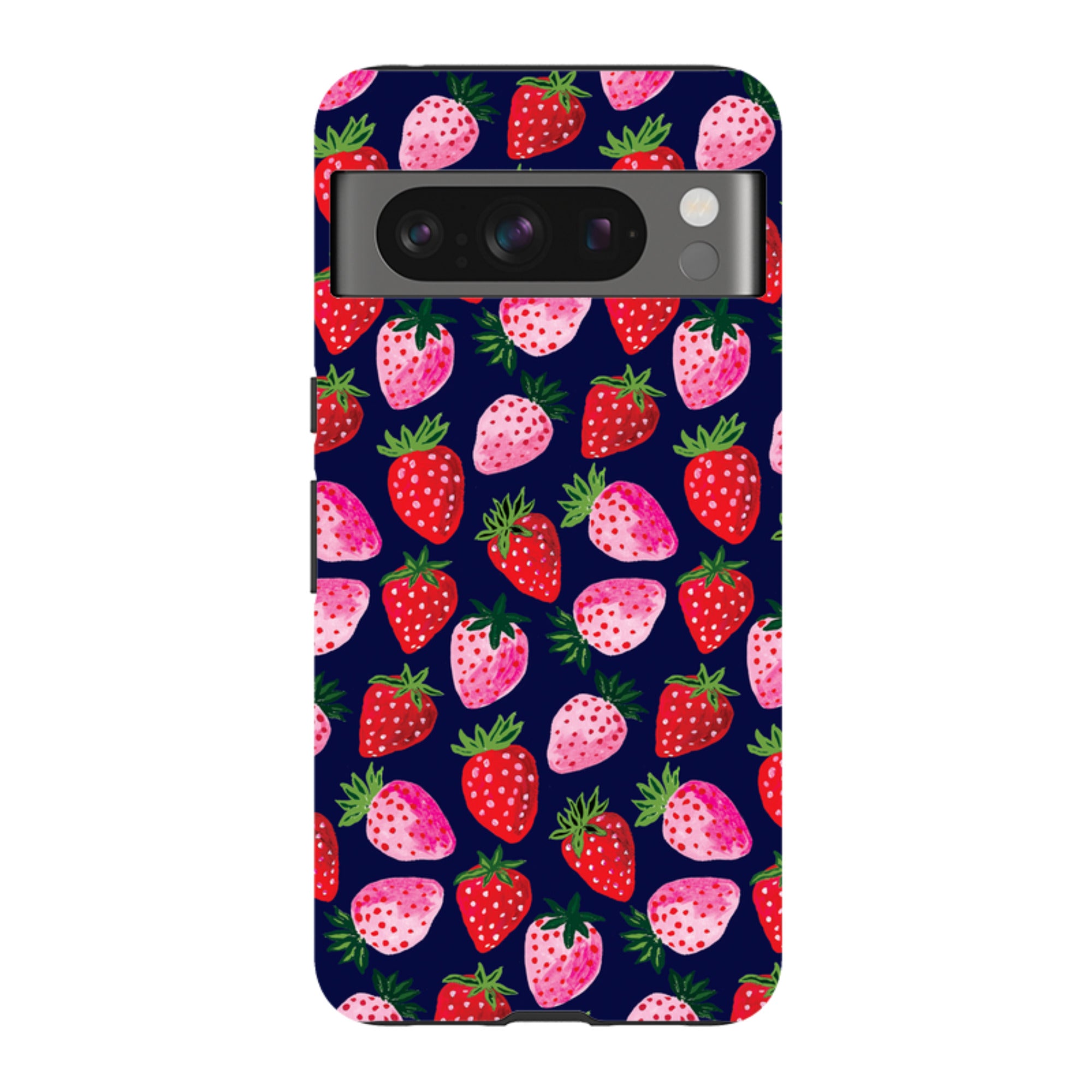 Google Tough Case - Strawberry Scatter Navy By Emma Frances Grant