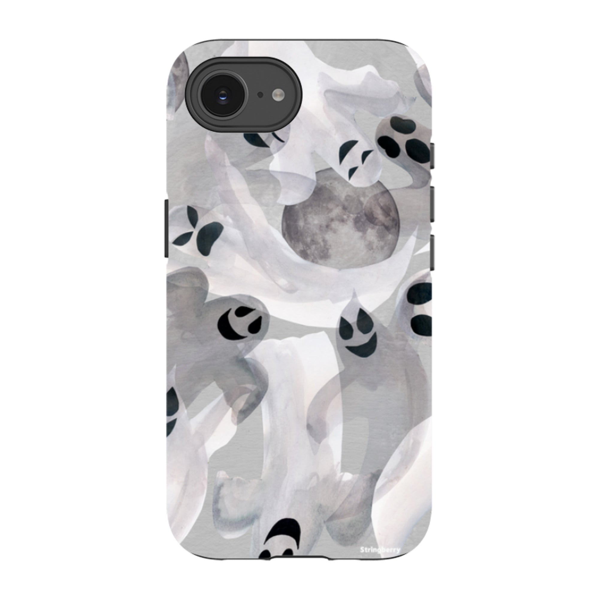 iPhone Tough Case - Ghosts and Moons By Tracey English