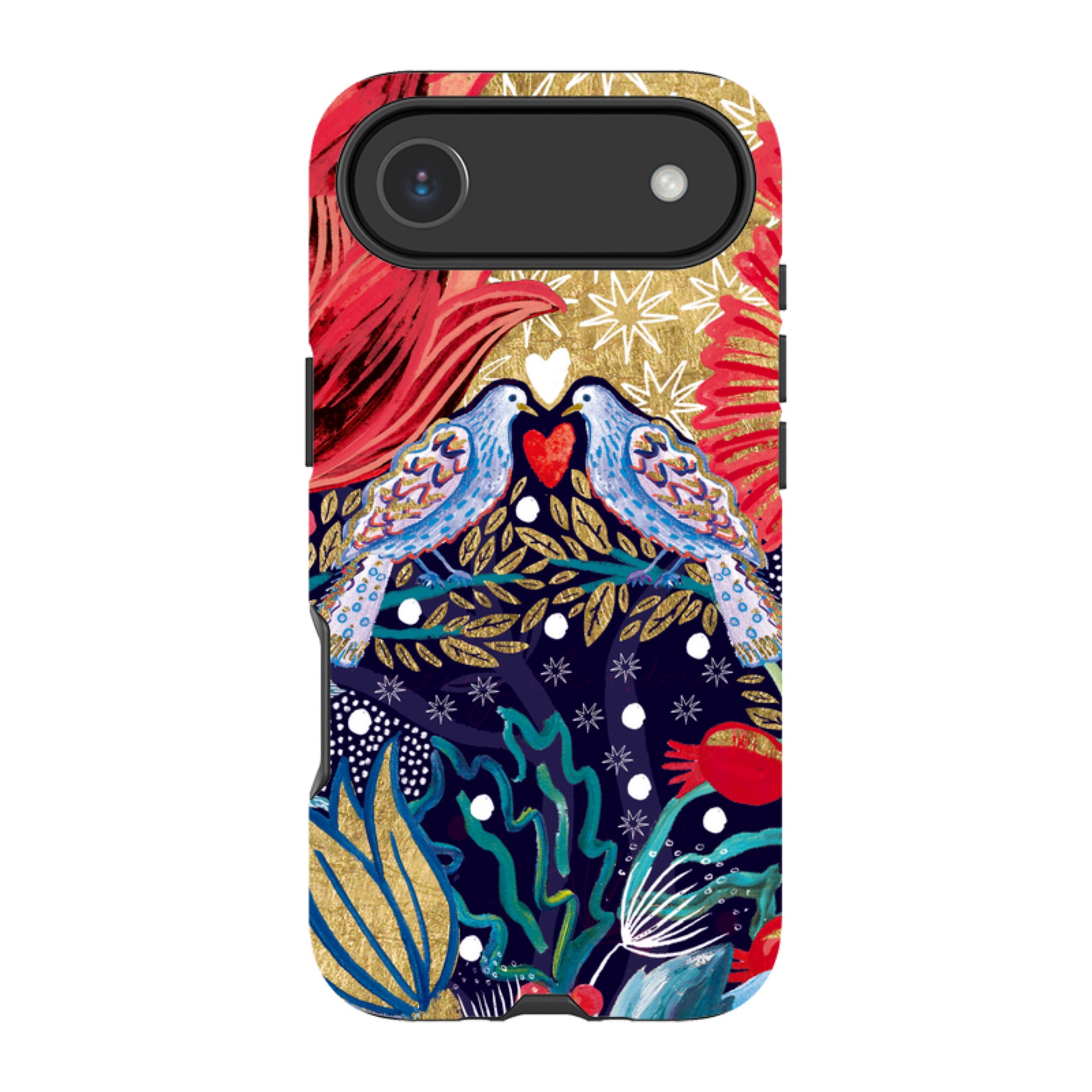 iPhone MagSafe Tough Case - Turtle Doves By Emma Frances Grant