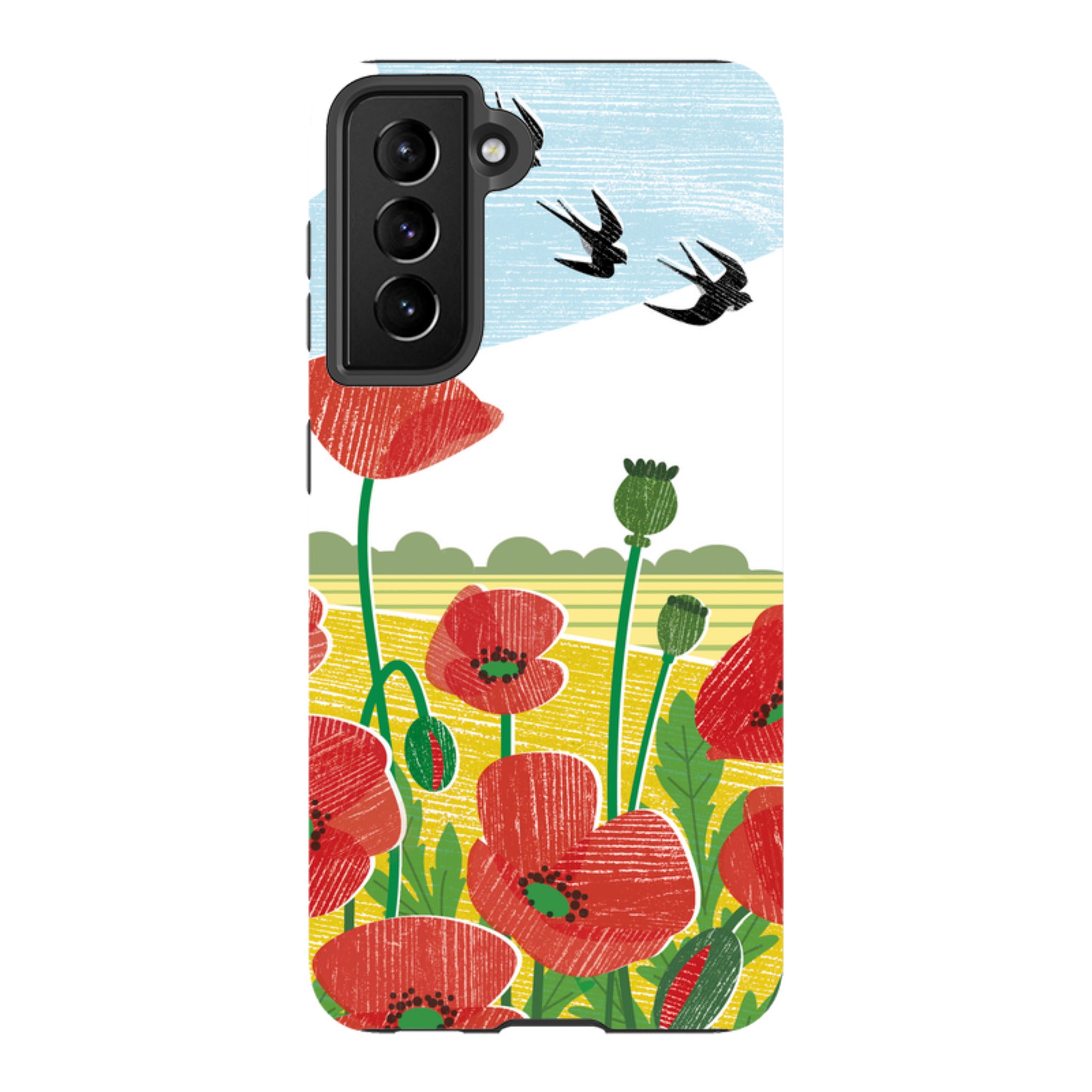 Samsung Tough Case - Poppy Fields By Liane Payne