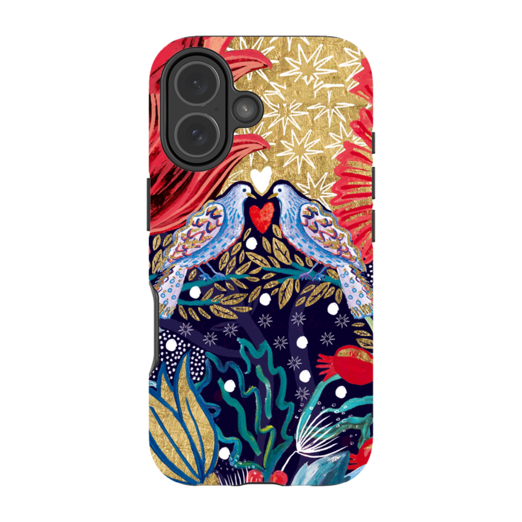 iPhone MagSafe Tough Case - Turtle Doves By Emma Frances Grant