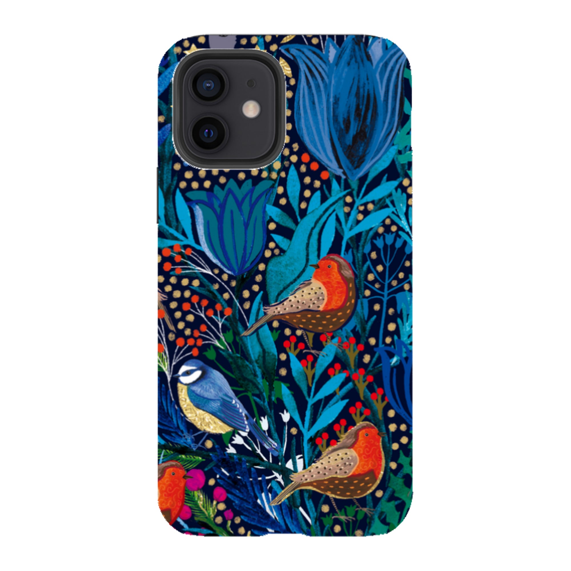 iPhone Tough Case - Xmas Robin IV By Emma Frances Grant