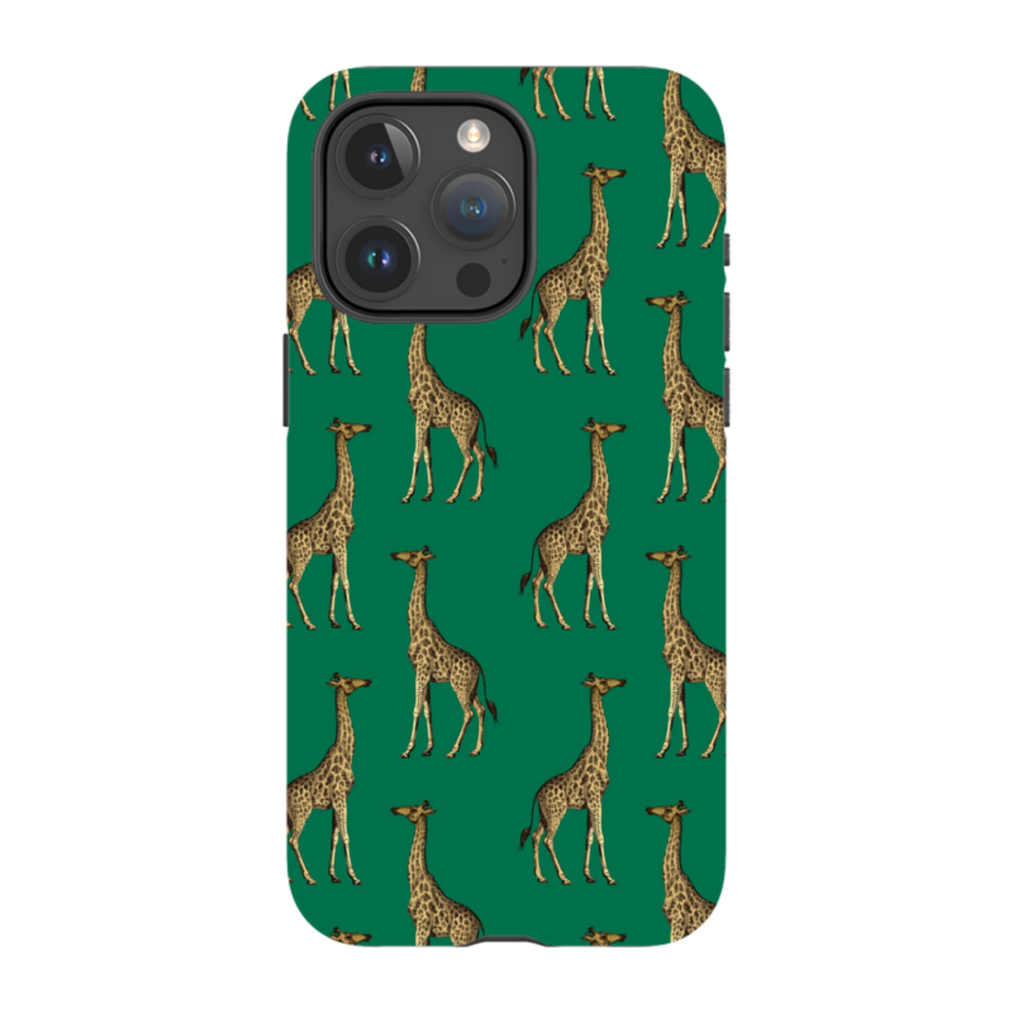 iPhone MagSafe Tough Case - Giraffe On Green