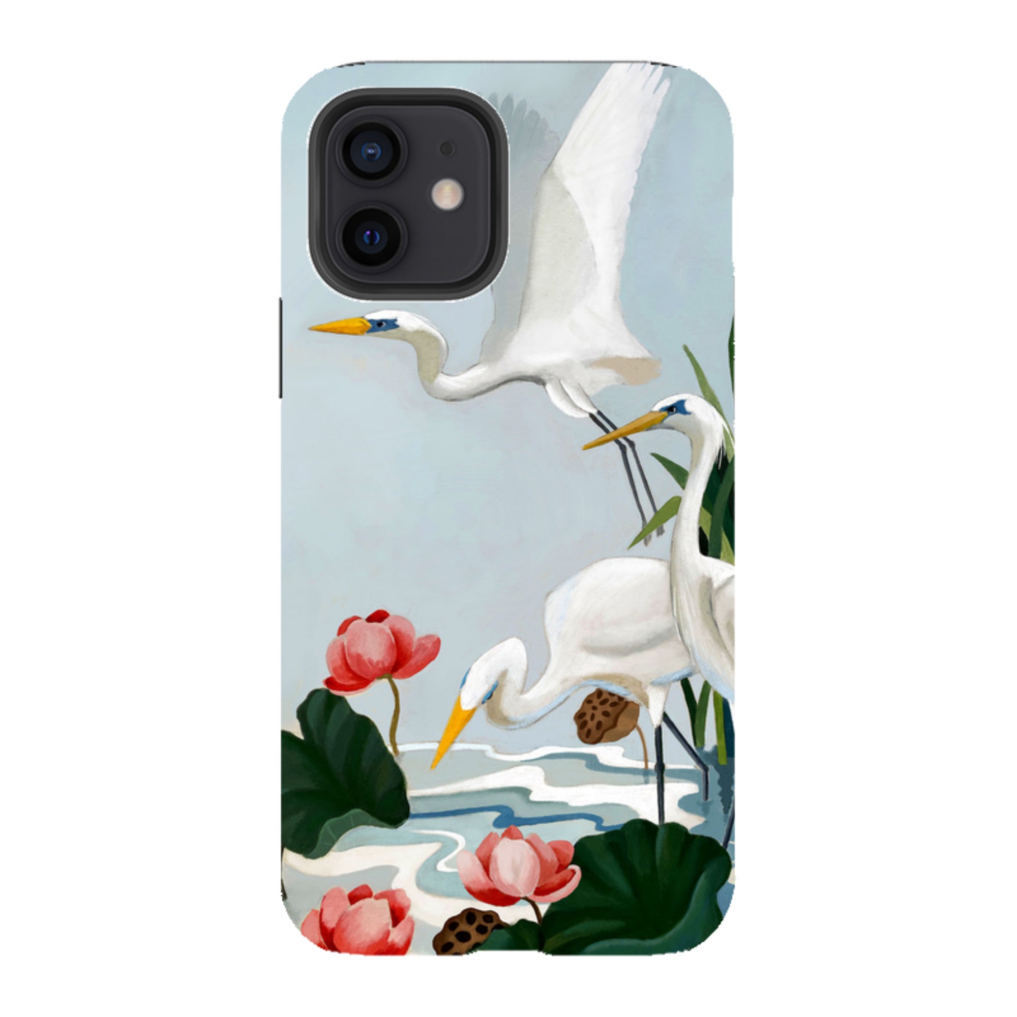 iPhone Tough Case - Egrets And Lillie's By Bex Parkin