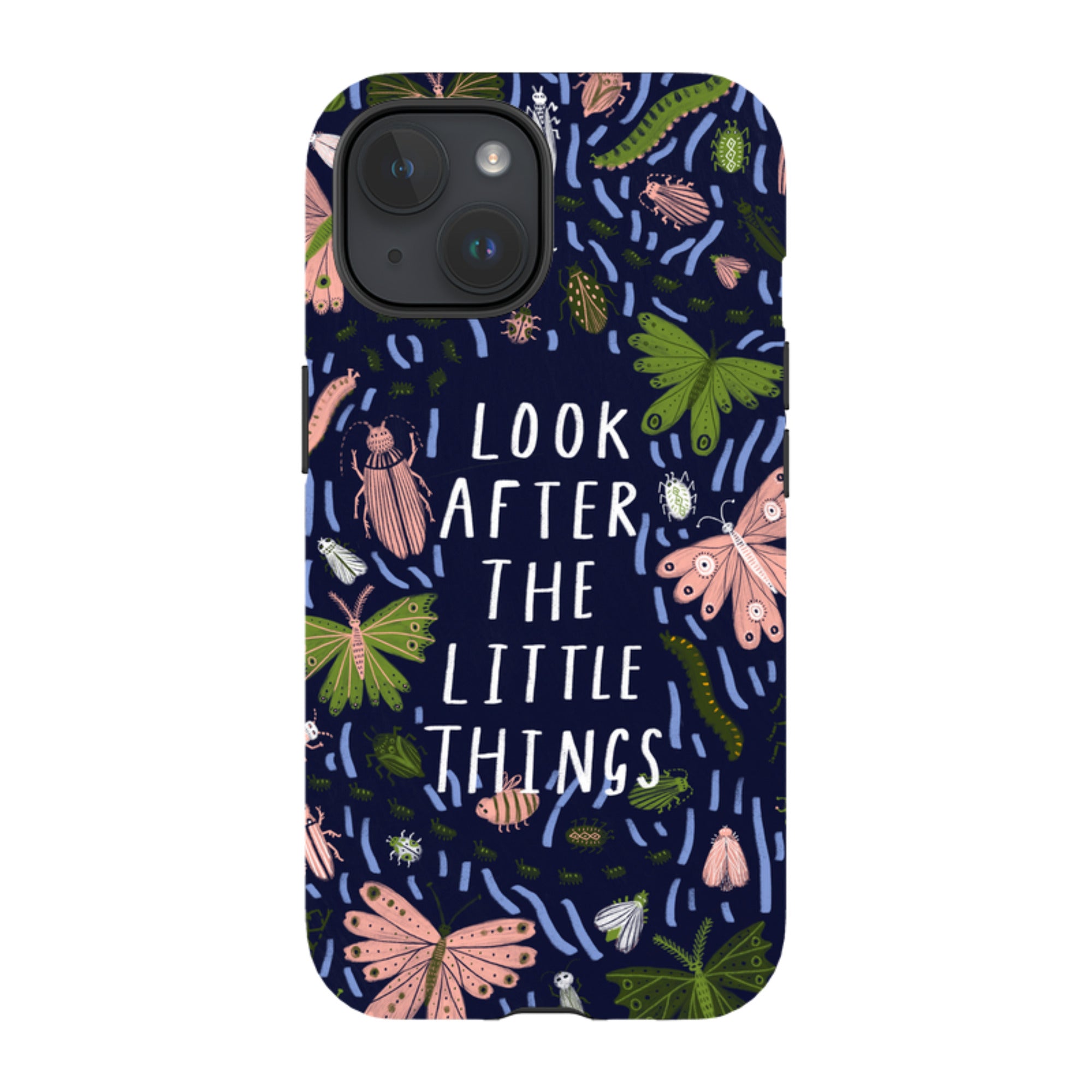 iPhone Tough Case - Little Things Blue By Lee Foster Wilson