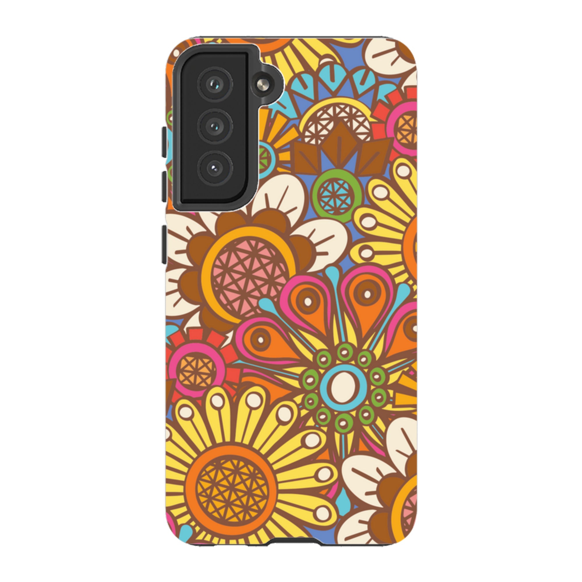 Samsung Tough Case - Retro Posy Brights By Amelia Bowman