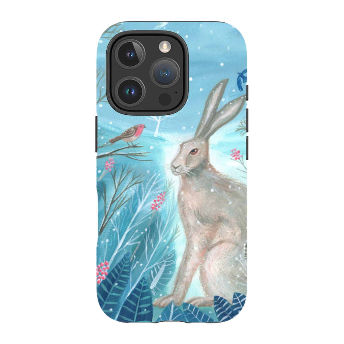 iPhone Tough Case - Winter Hare By Mary Stubberfield