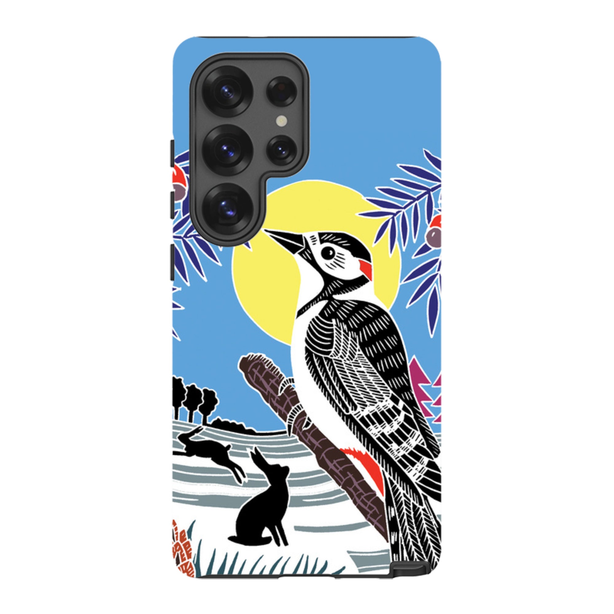 Samsung Tough Case - Woodpecker Yellow By Kate Heiss