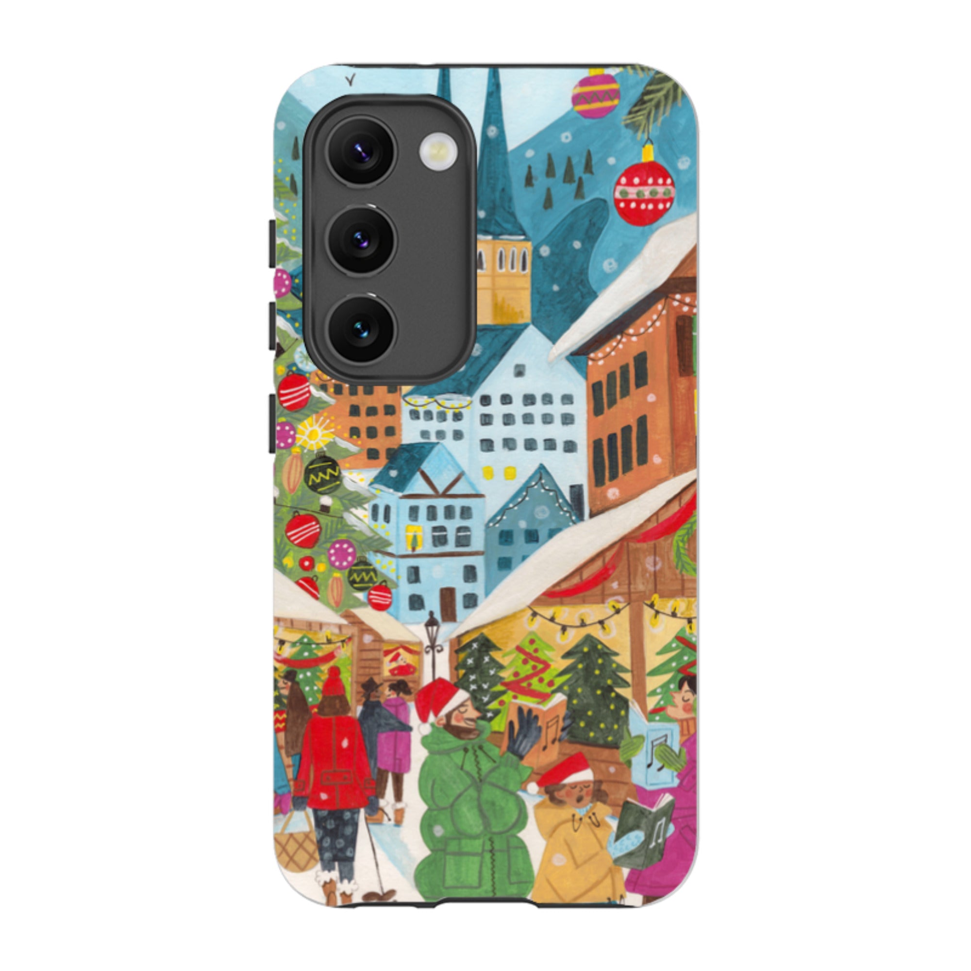 Samsung Tough Case - Christmas Market By Caroline Bonne Muller