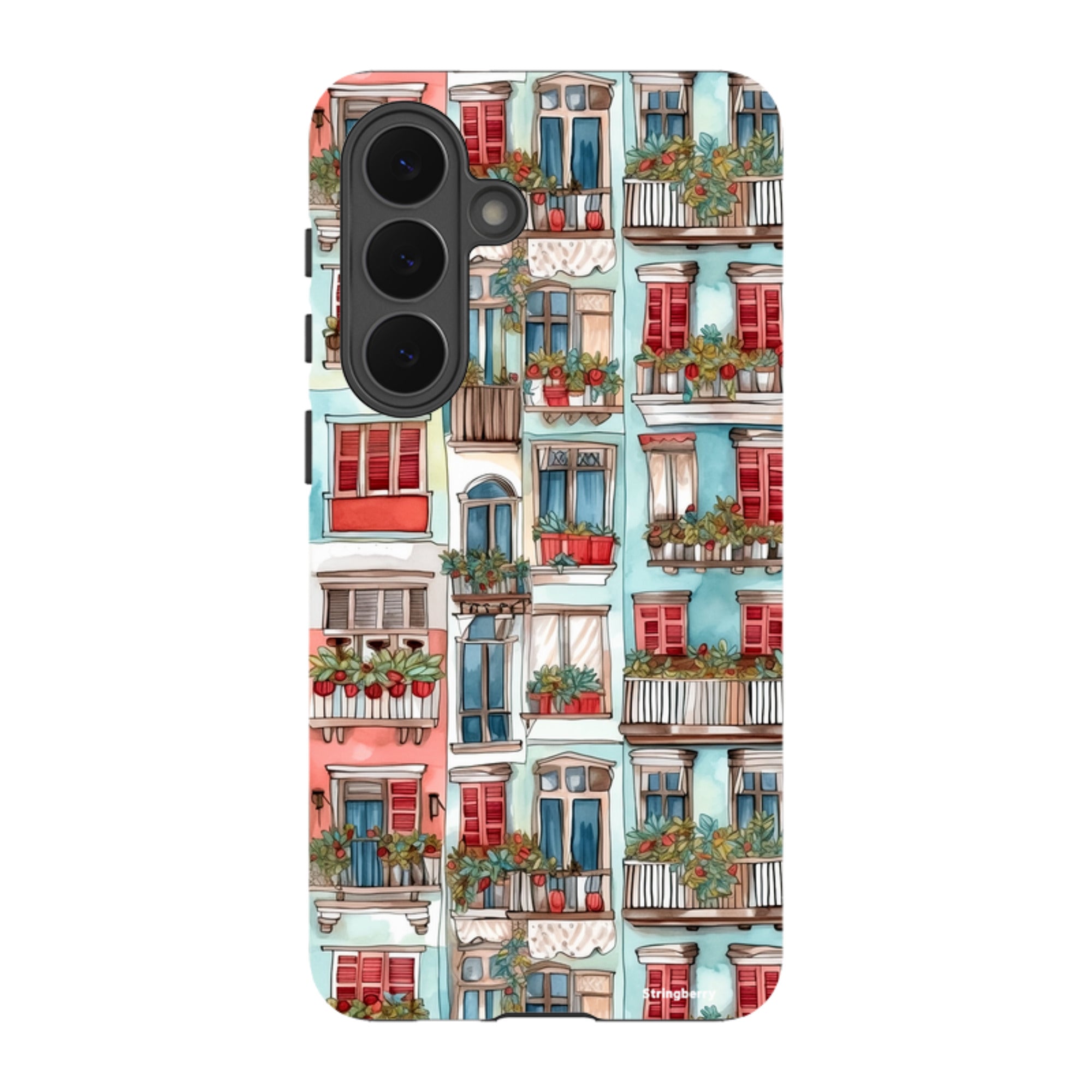 Samsung Tough Case - Floral Balcony