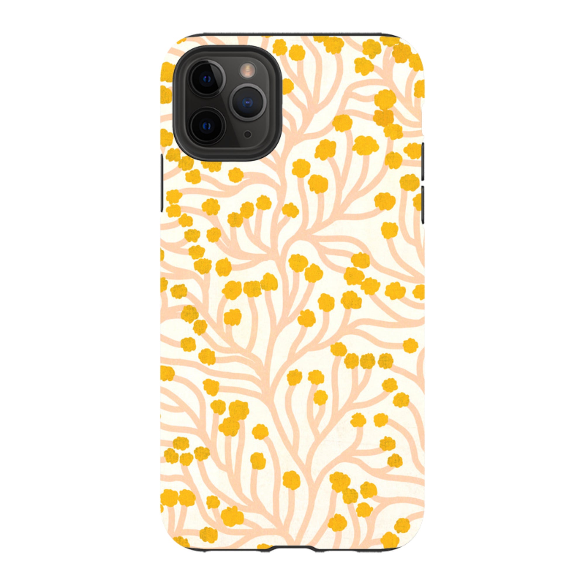 iPhone Tough Case - Vine Pink And Ochre By Katherine Quinn