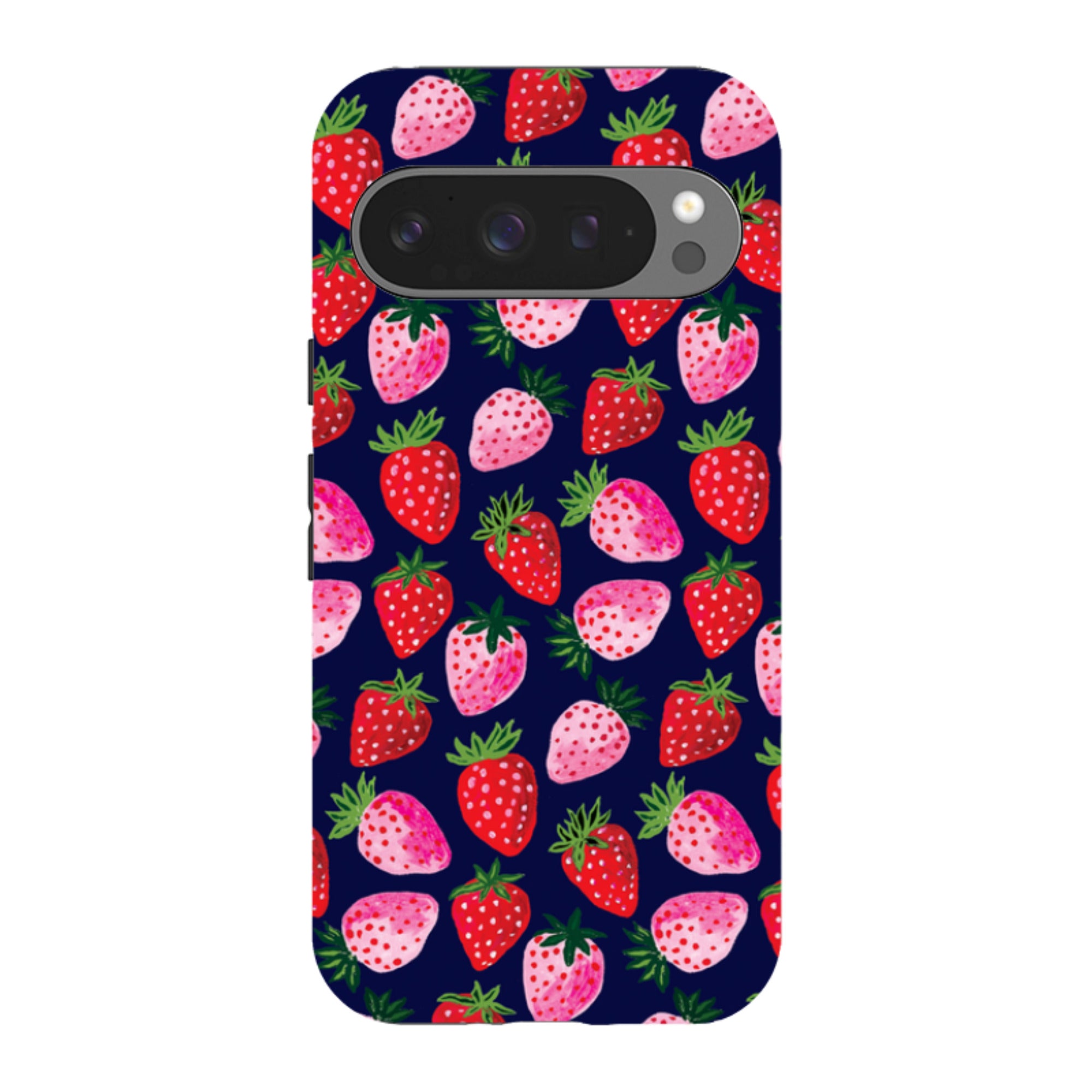 Google Tough Case - Strawberry Scatter Navy By Emma Frances Grant