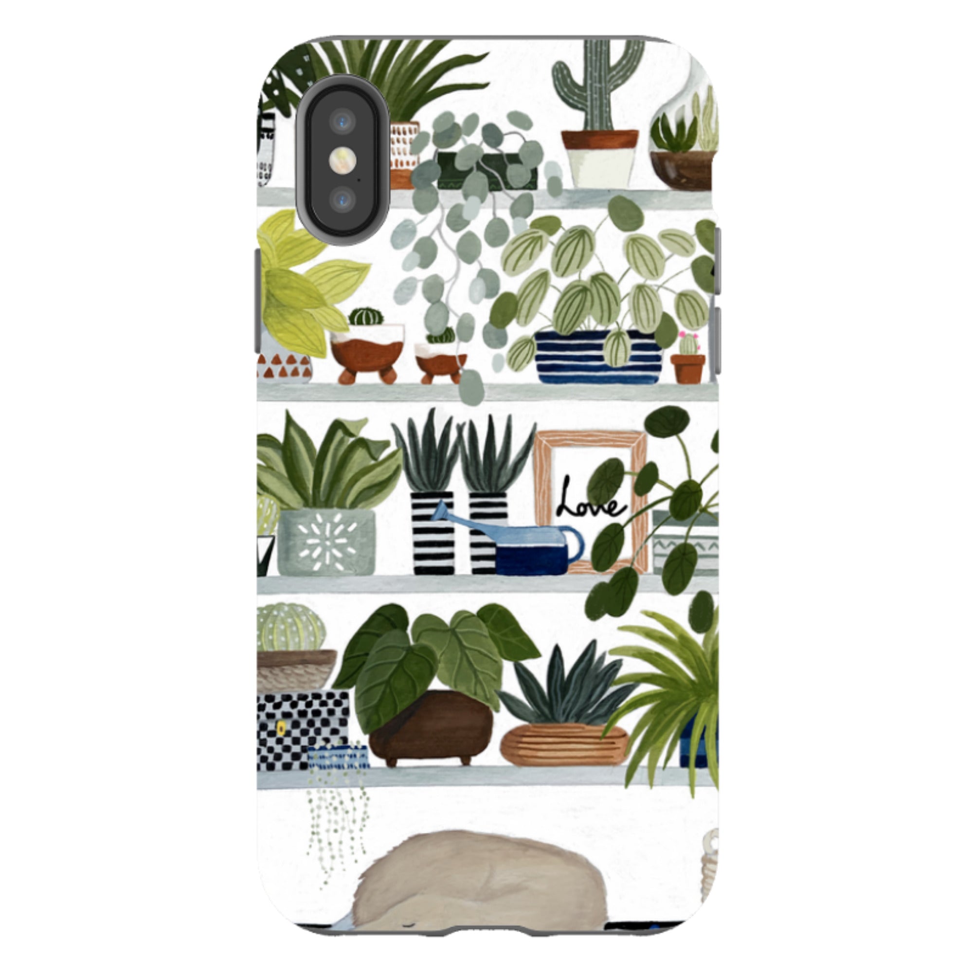 iPhone Tough Case - Plant Shelves By Bex Parkin