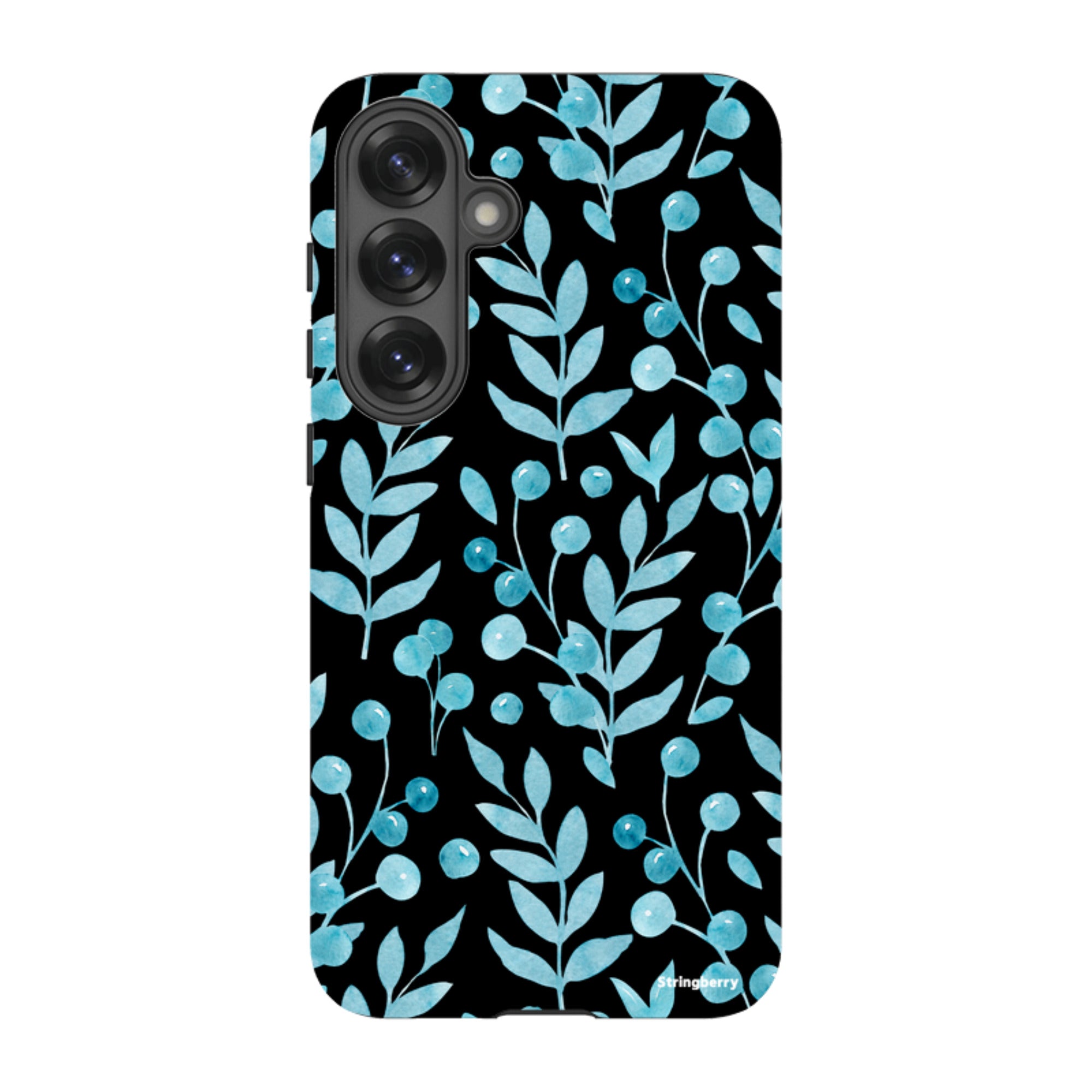 Samsung Tough Case - Blue Xmas Florals