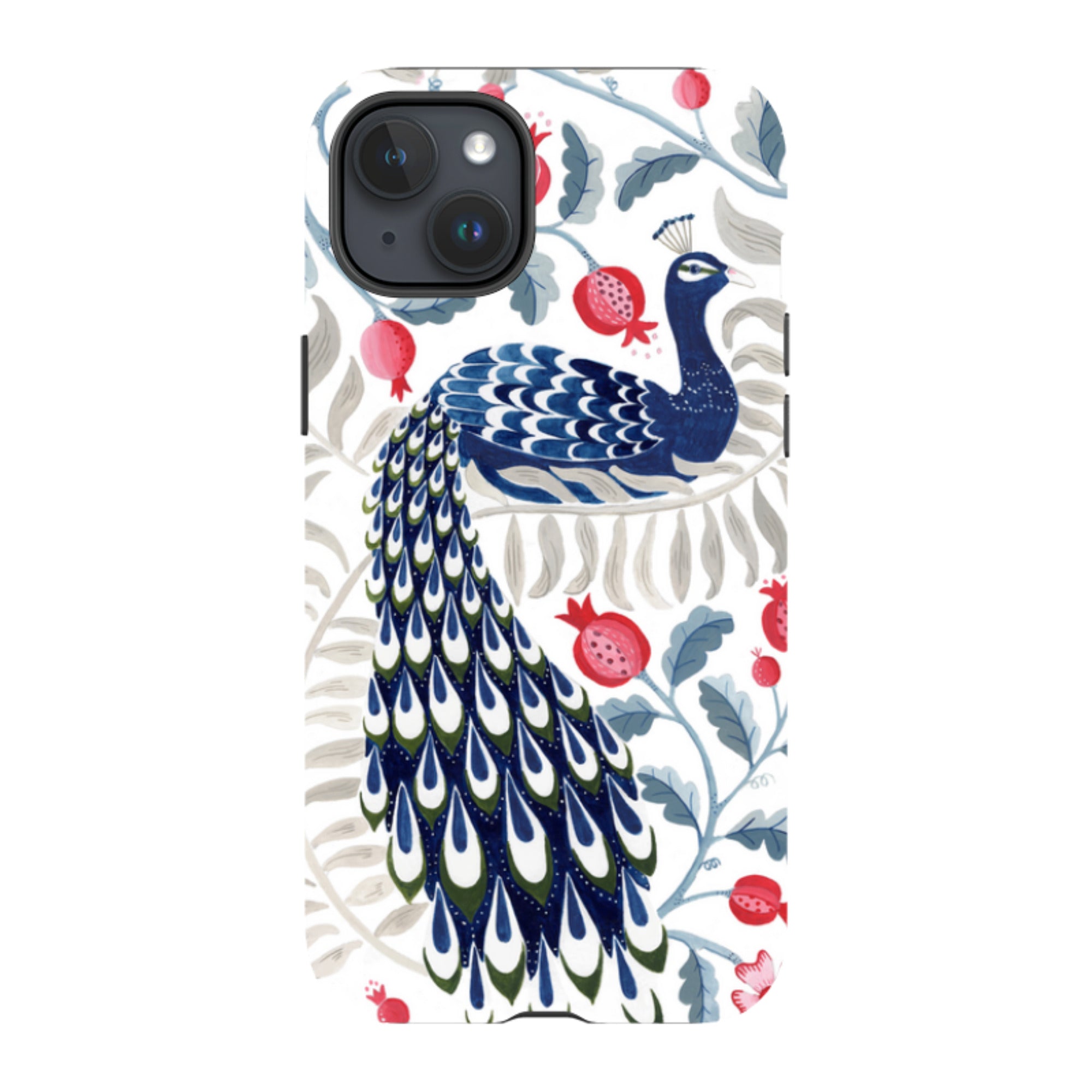 iPhone Tough Case - Peacock By Bex Parkin