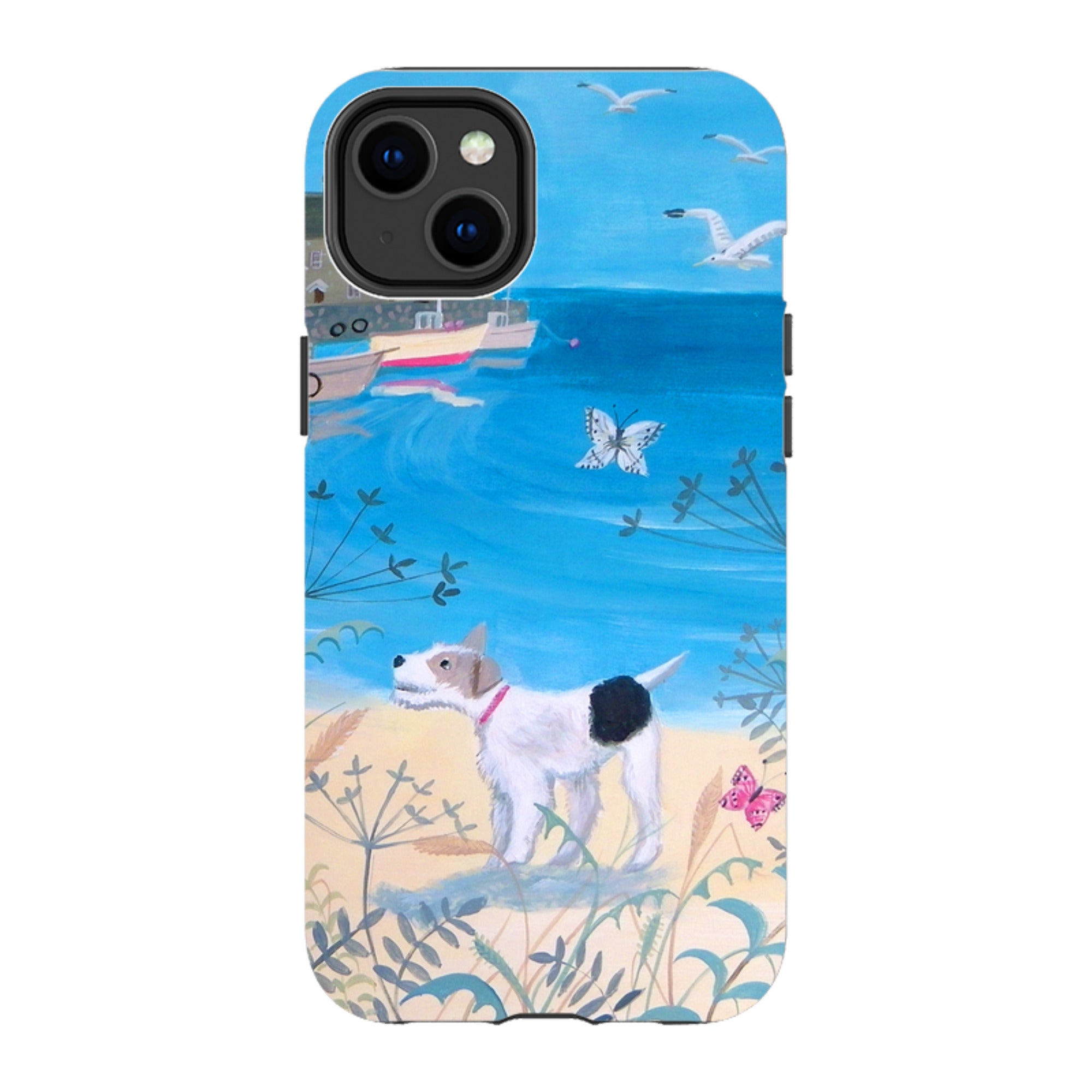 iPhone Tough Case - Seaside Dog By Mary Stubberfield