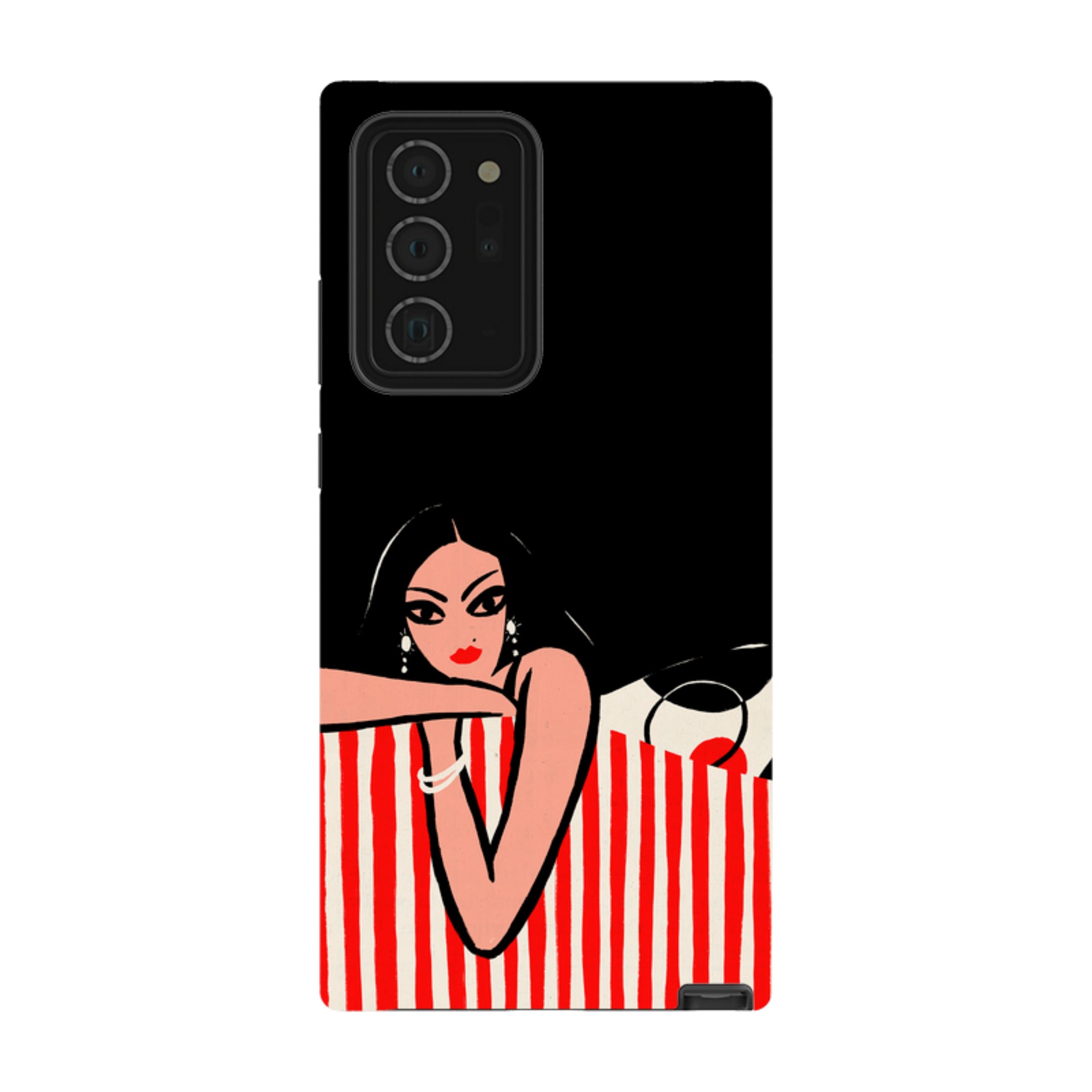 Samsung Tough Case - Red Stripe Sofa