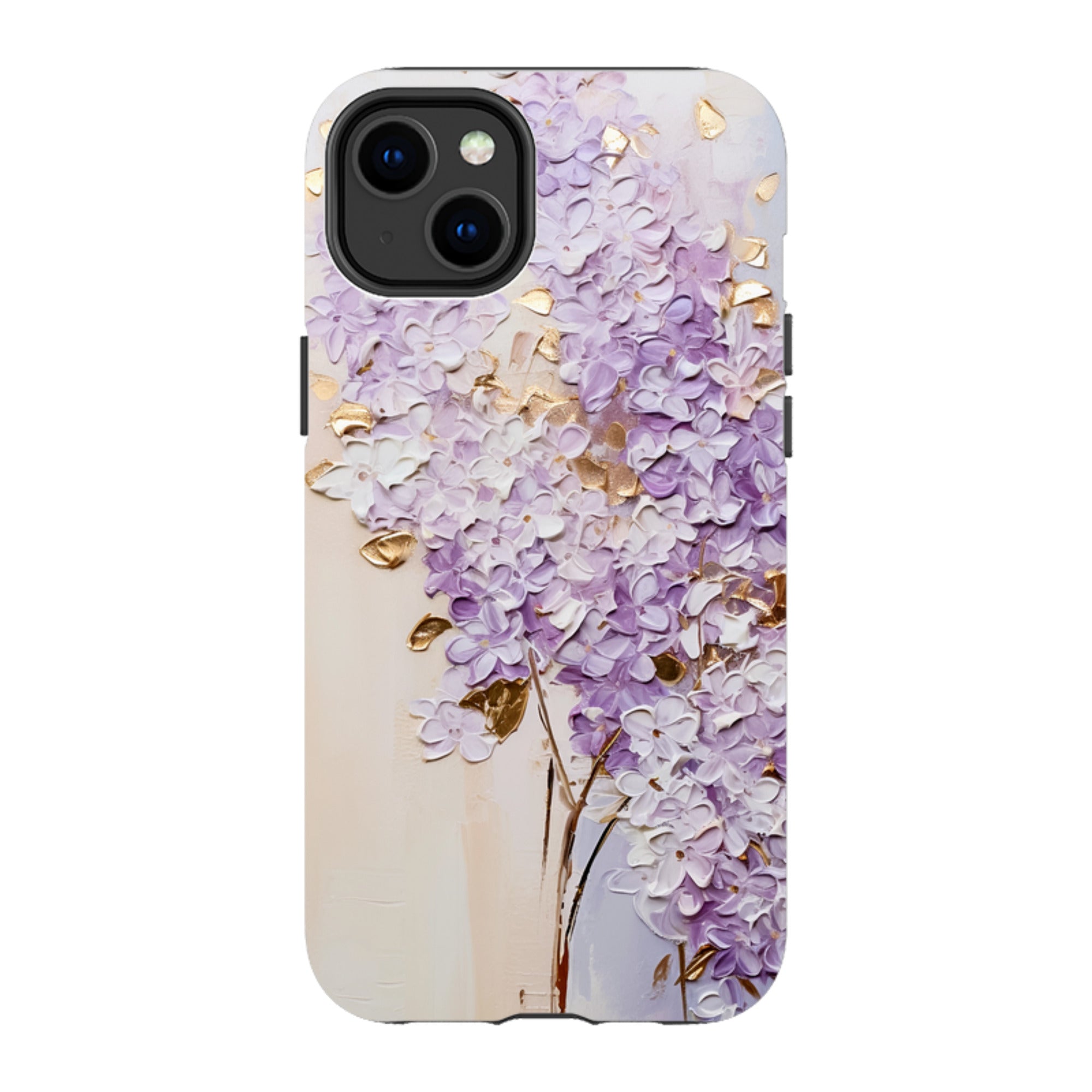 iPhone MagSafe Tough Case - Purple Floral