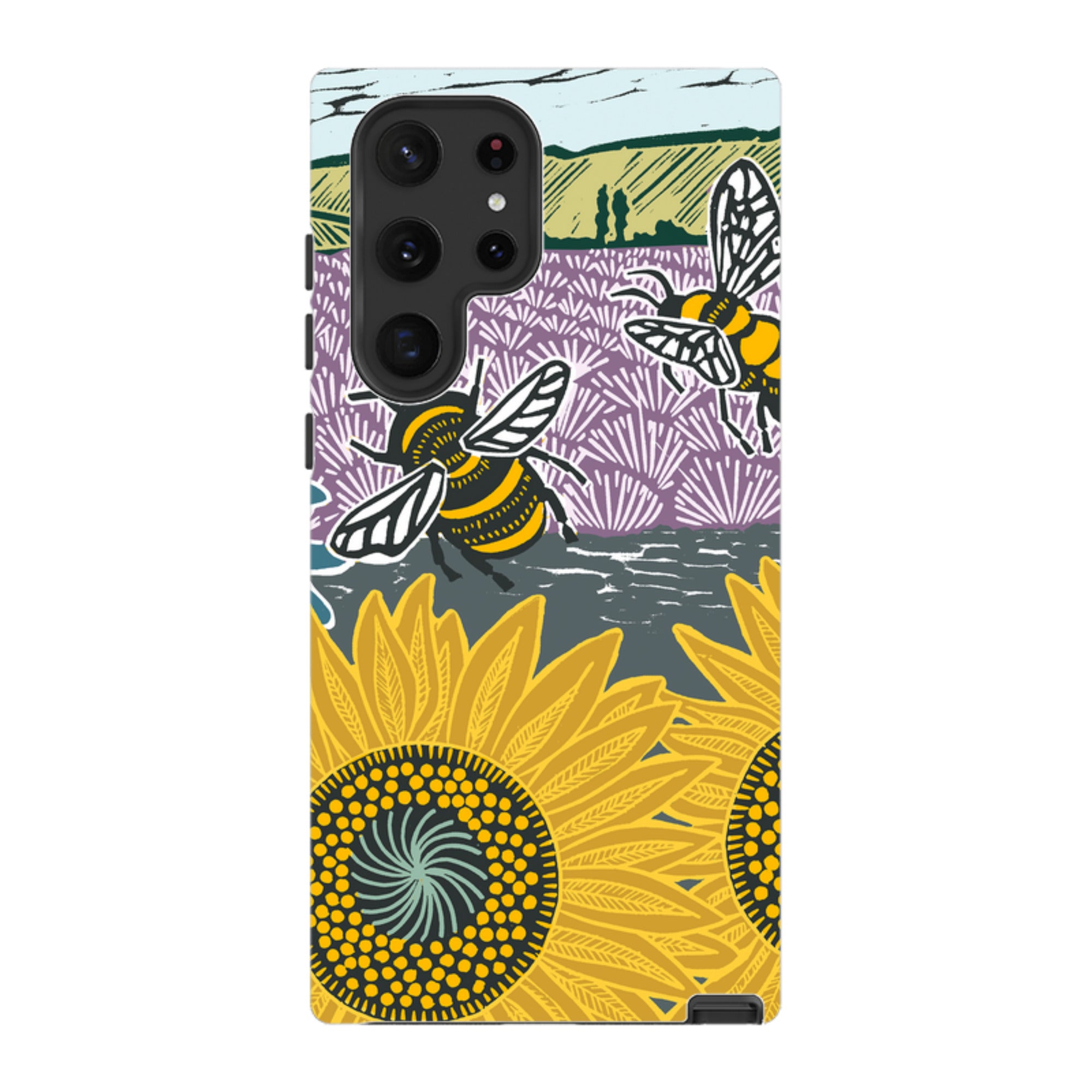 Samsung Tough Case - Bees And Sunflower By Kate Heiss